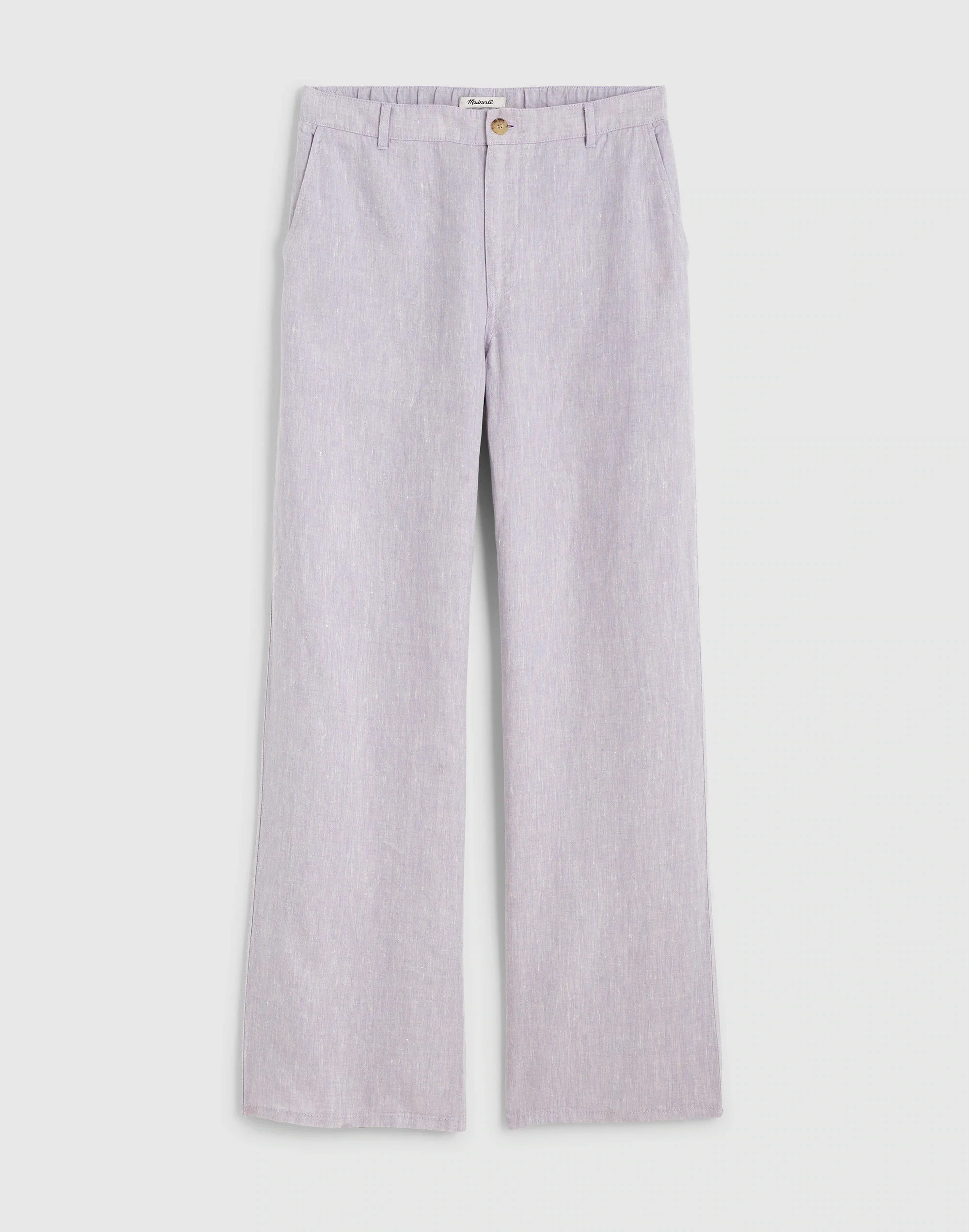 The Zoe Relaxed Straight Pant in 100% Linen - 1