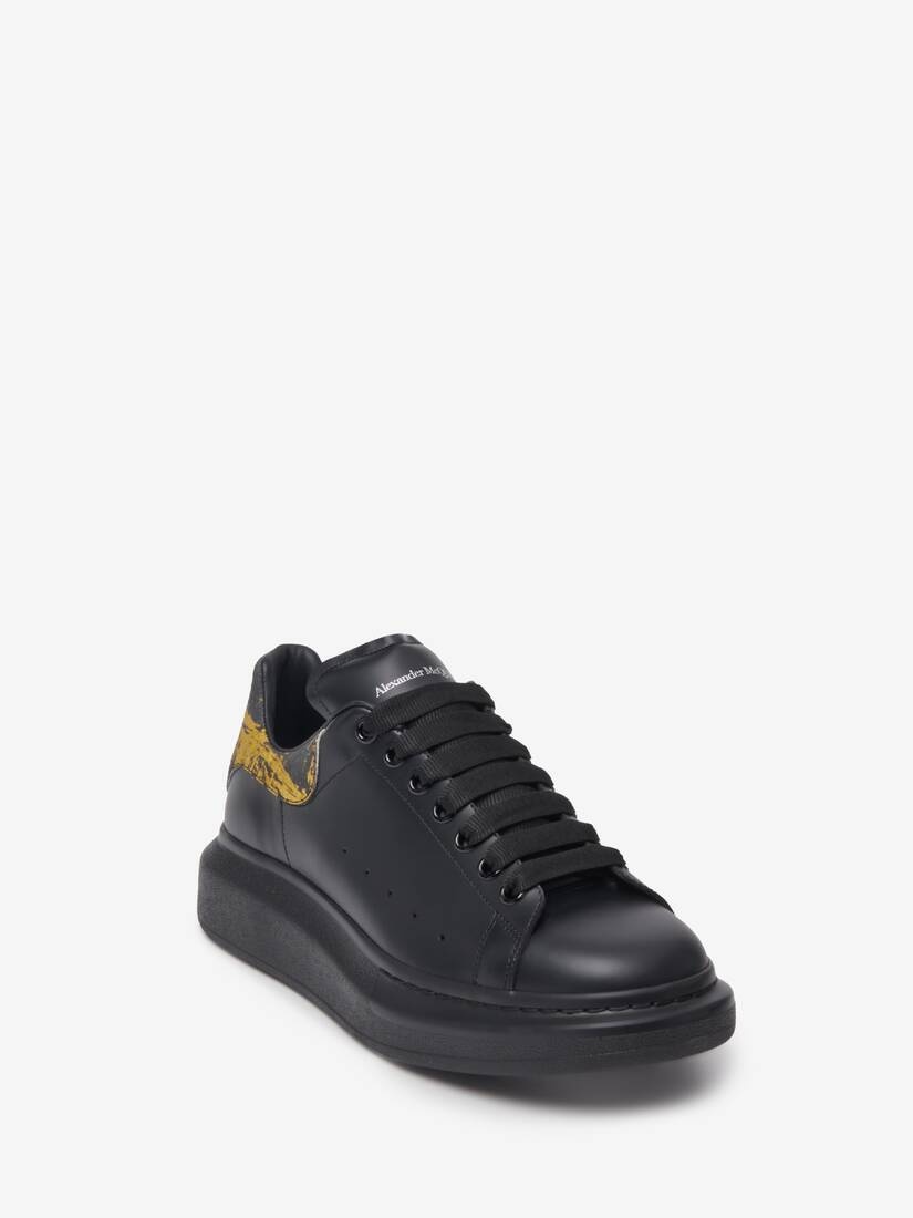 Men's Oversized Sneaker in Black/ Gold - 5