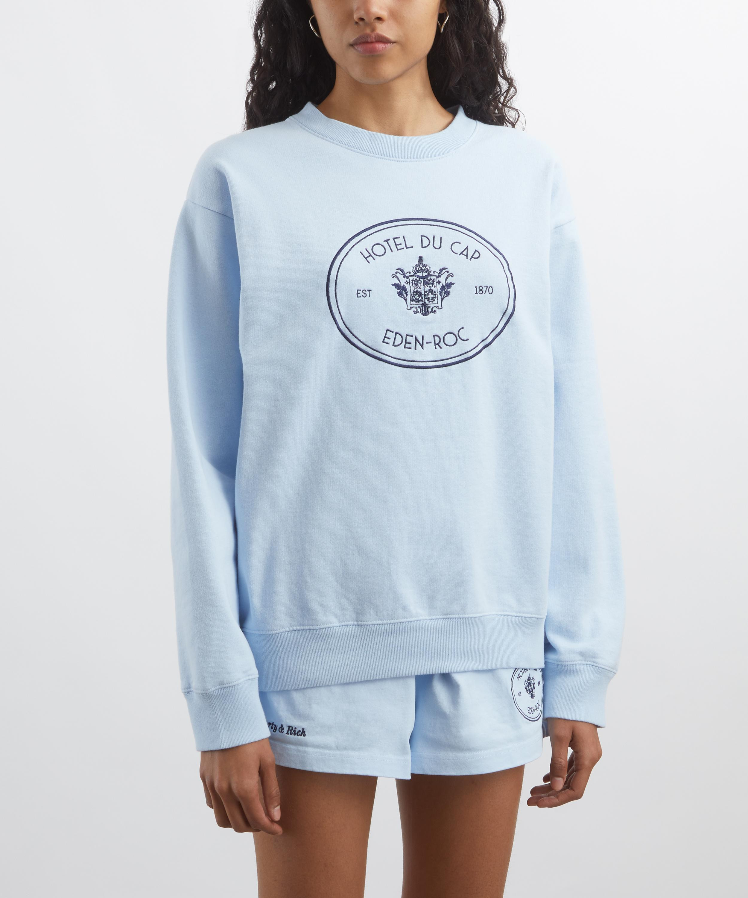 Ciel-Navy Eden Crest Crew-Neck Sweatshirt - 3