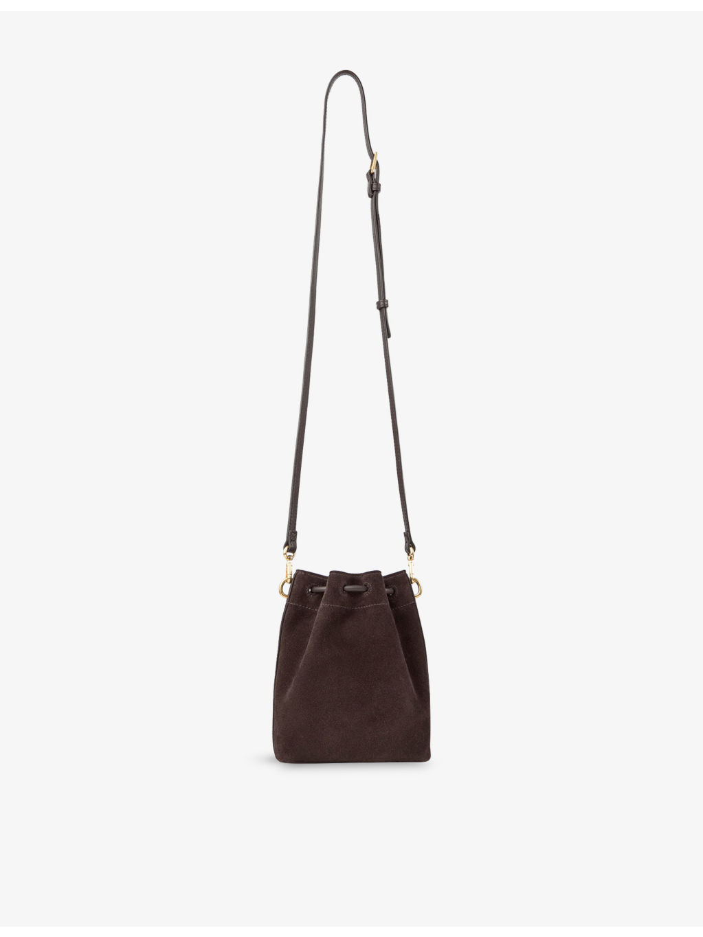 Cinch Mini Suede Cross Body Bag - 3