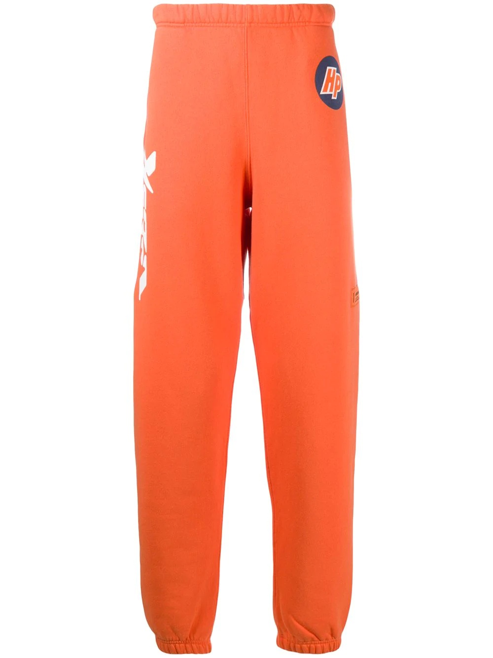 logo-print straight leg track pants  - 1