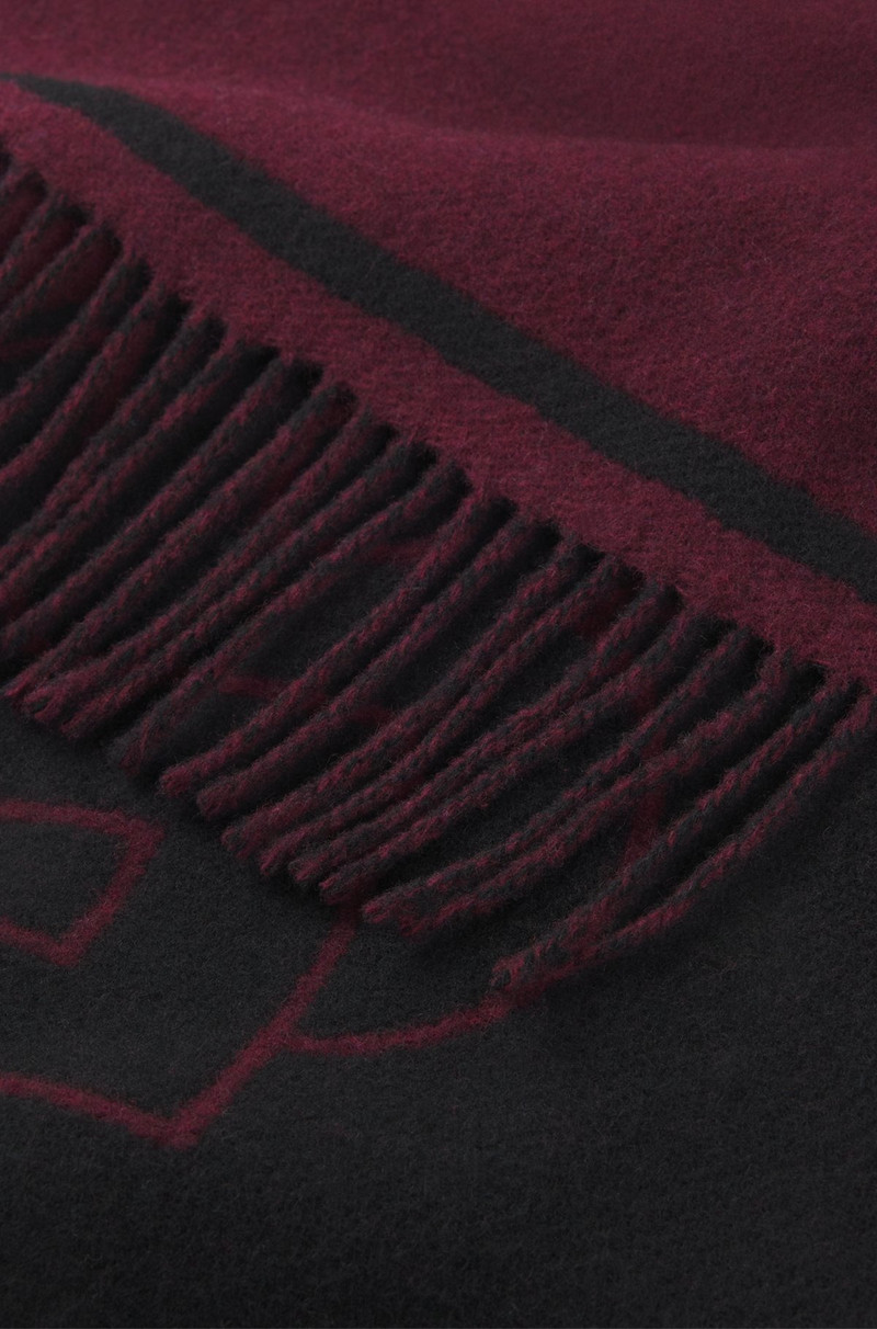WOOL-BLEND SCARF WITH DOUBLE B MONOGRAM JACQUARD 4