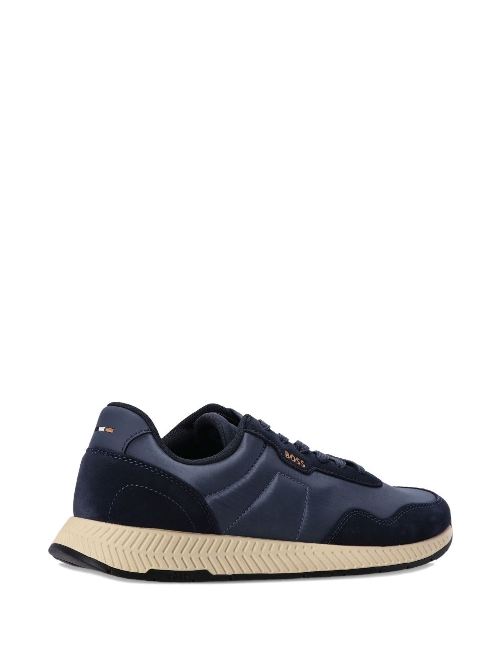 suede-panelled sneakers - 3