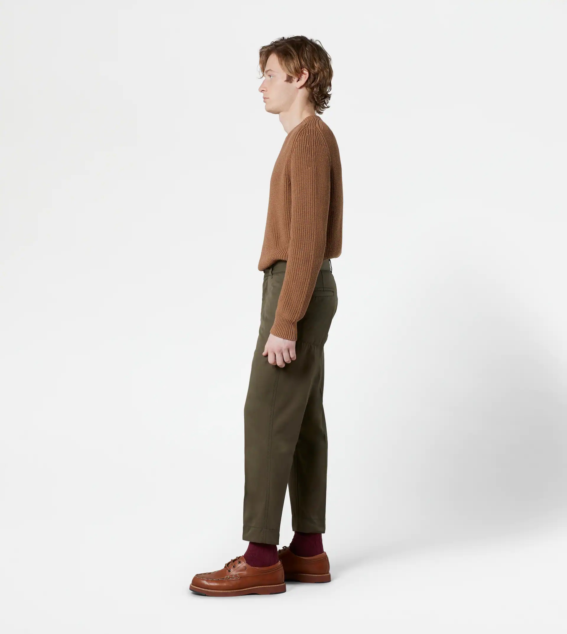 CHINO TROUSERS - GREEN - 2