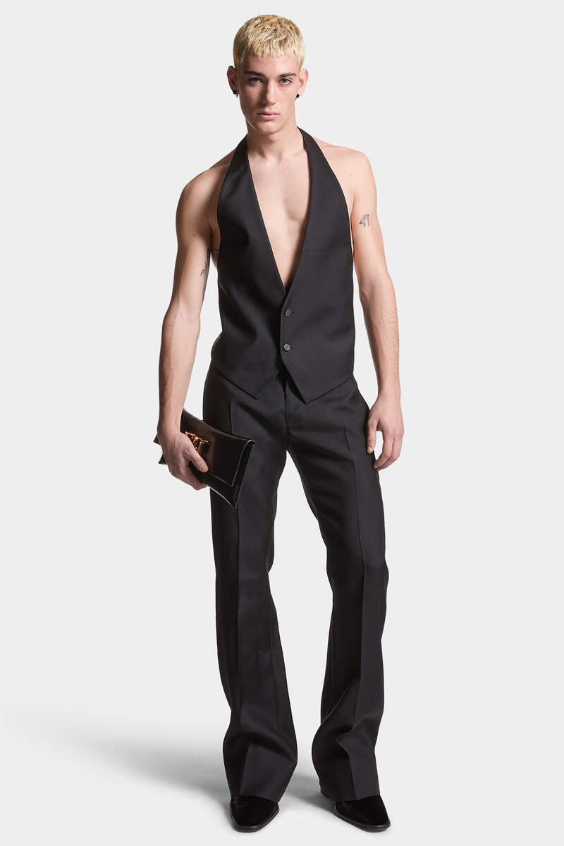 SILK WOOL EVENING WAISTCOAT - 6