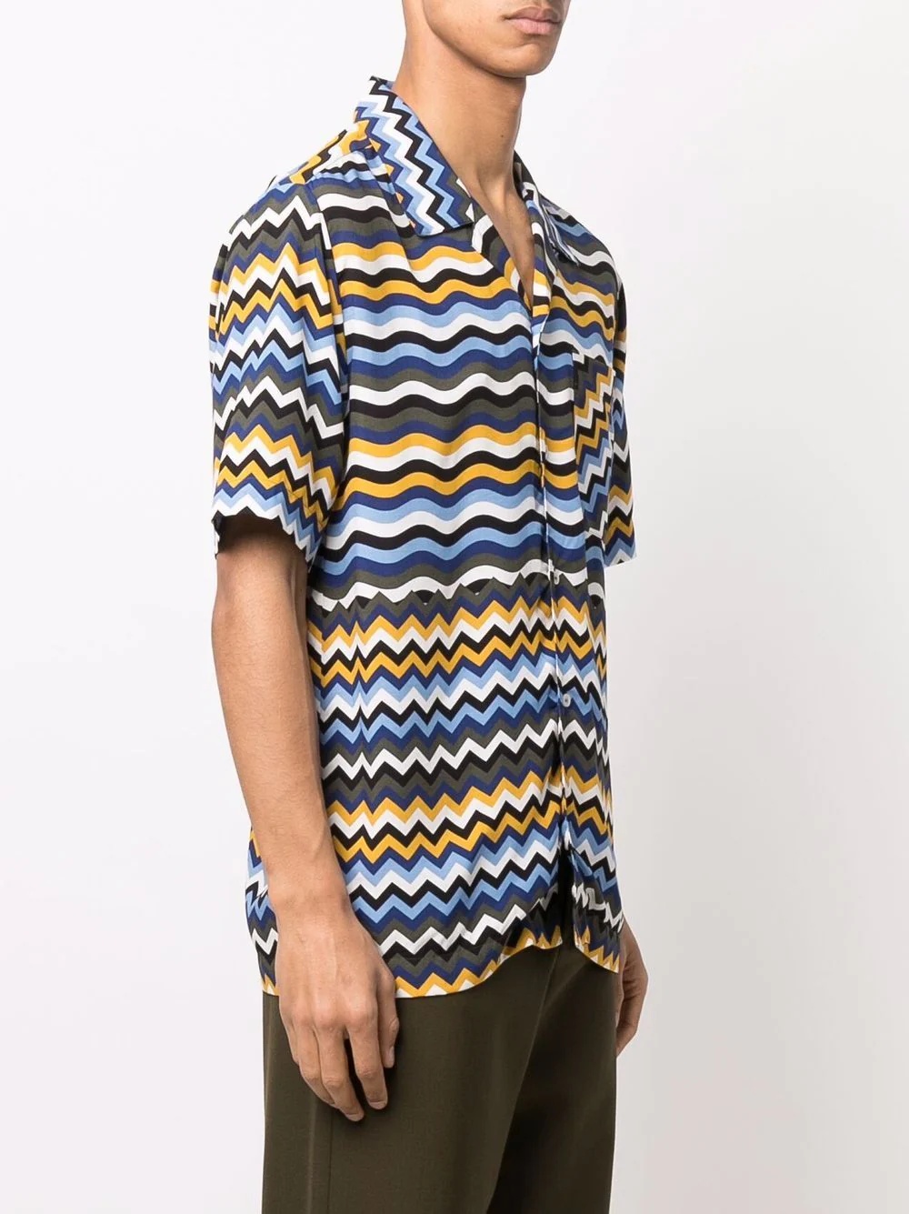 zigzag short-sleeve shirt - 3