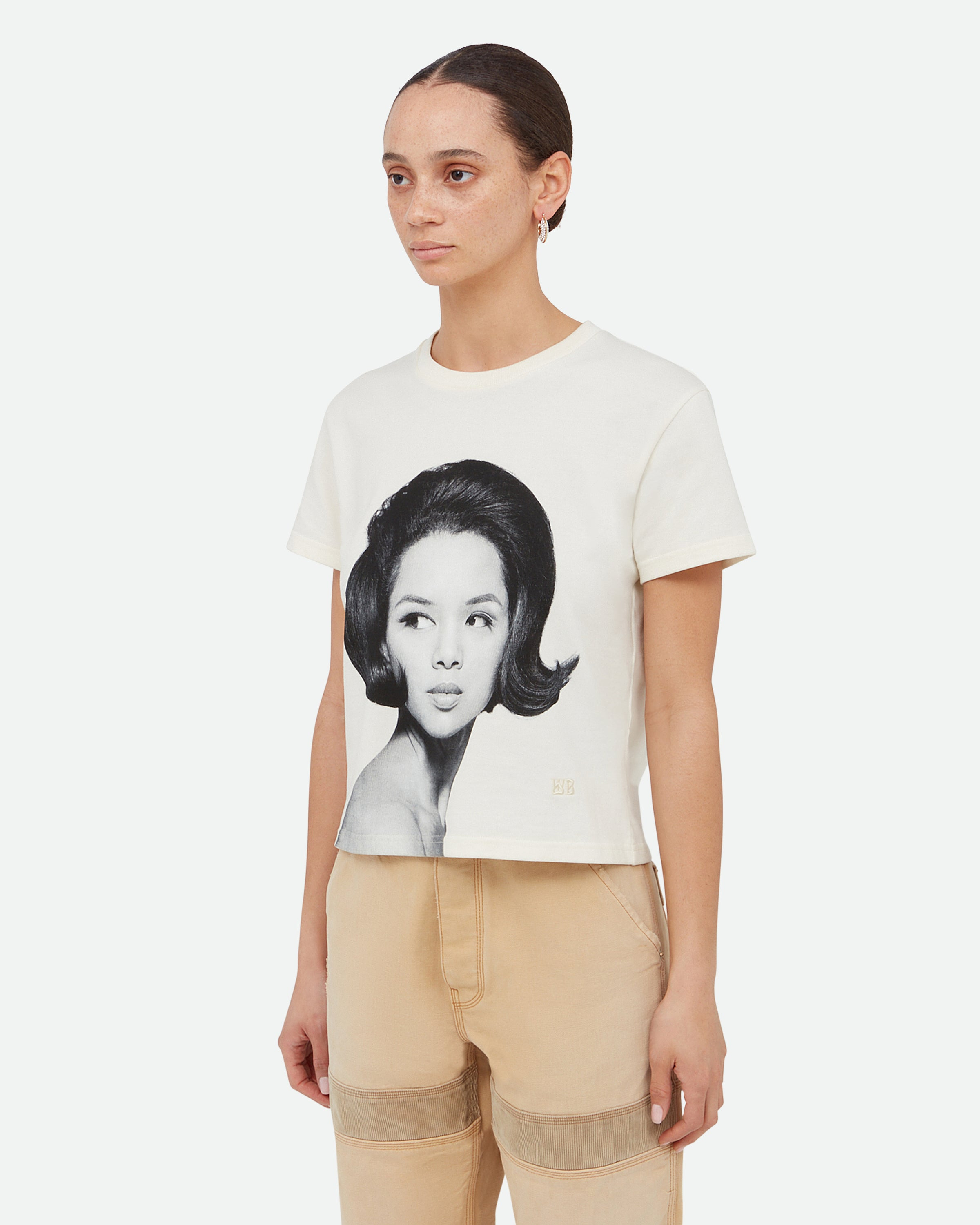 Selah Cropped T Shirt - 2