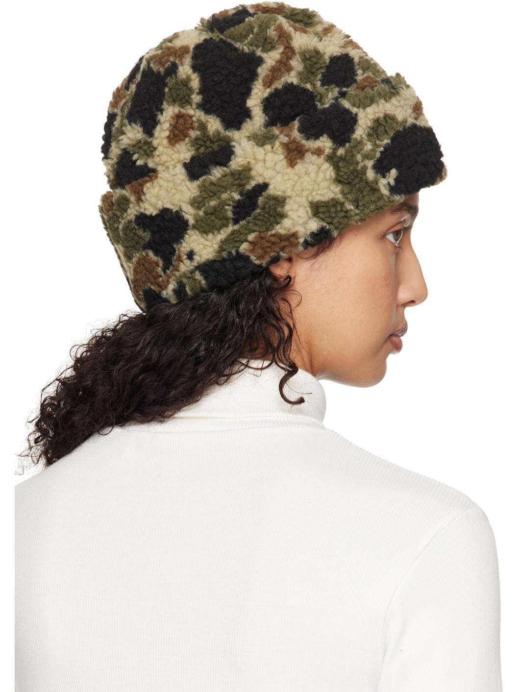 Beige & Khaki Prentis Beanie - 3