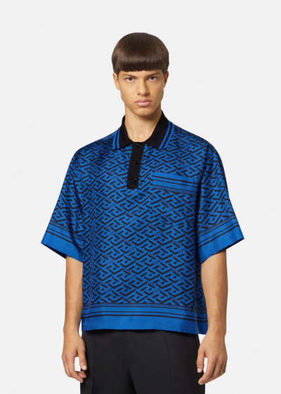 VERSACE La Greca Silk Shirt outlook