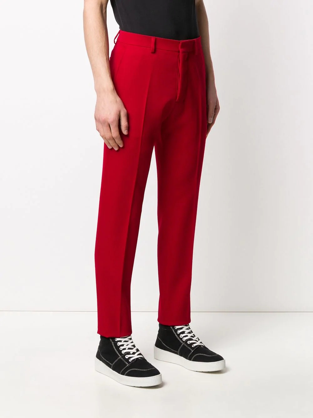 cigarette-leg trousers - 3