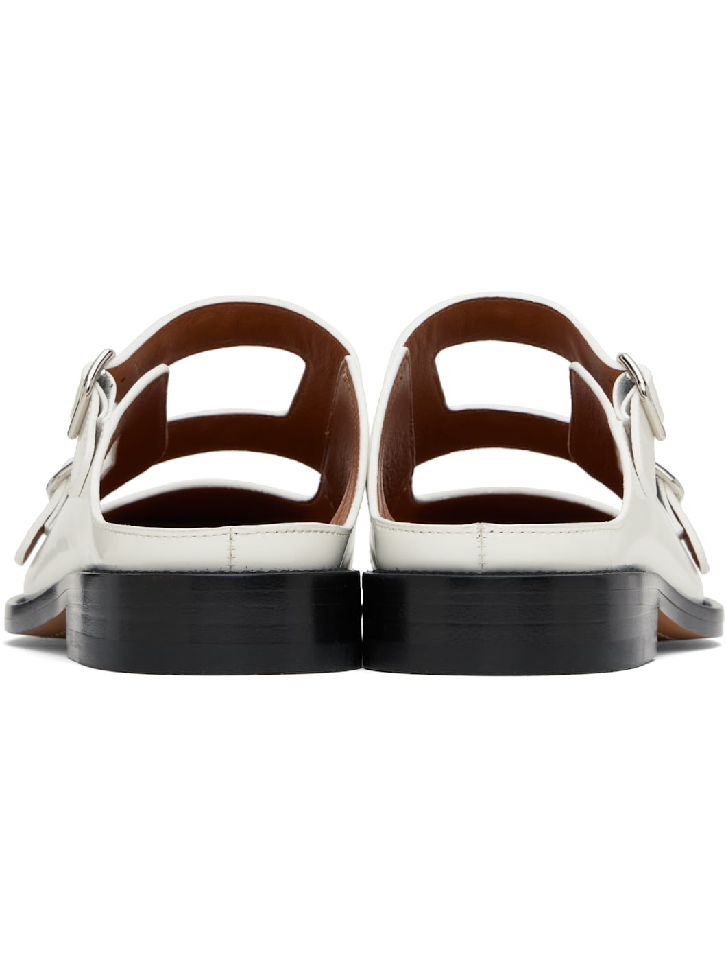 White Bambi 3.0 Double Buckle Loafers - 2