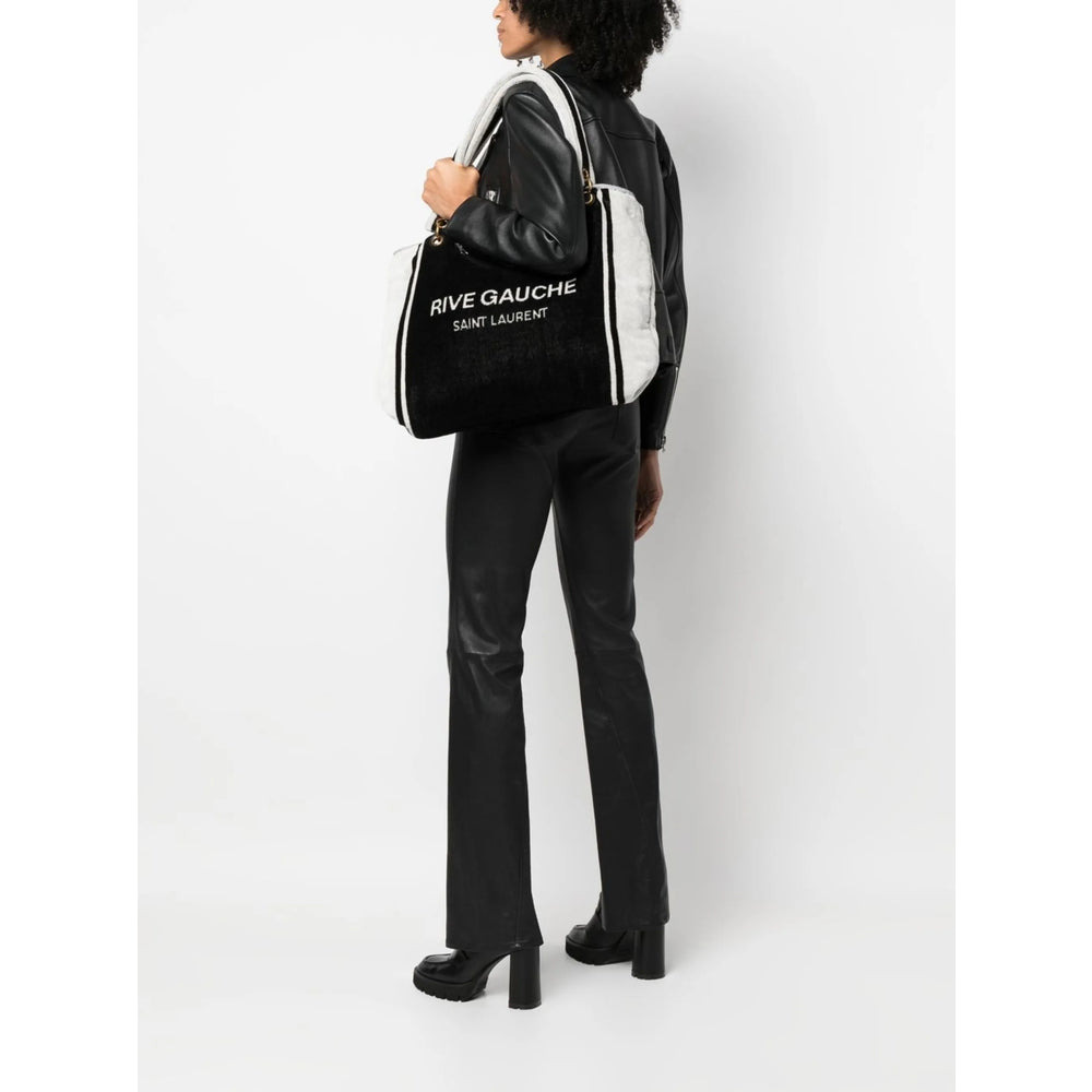 Saint Laurent Black Beach Bags Women - 4