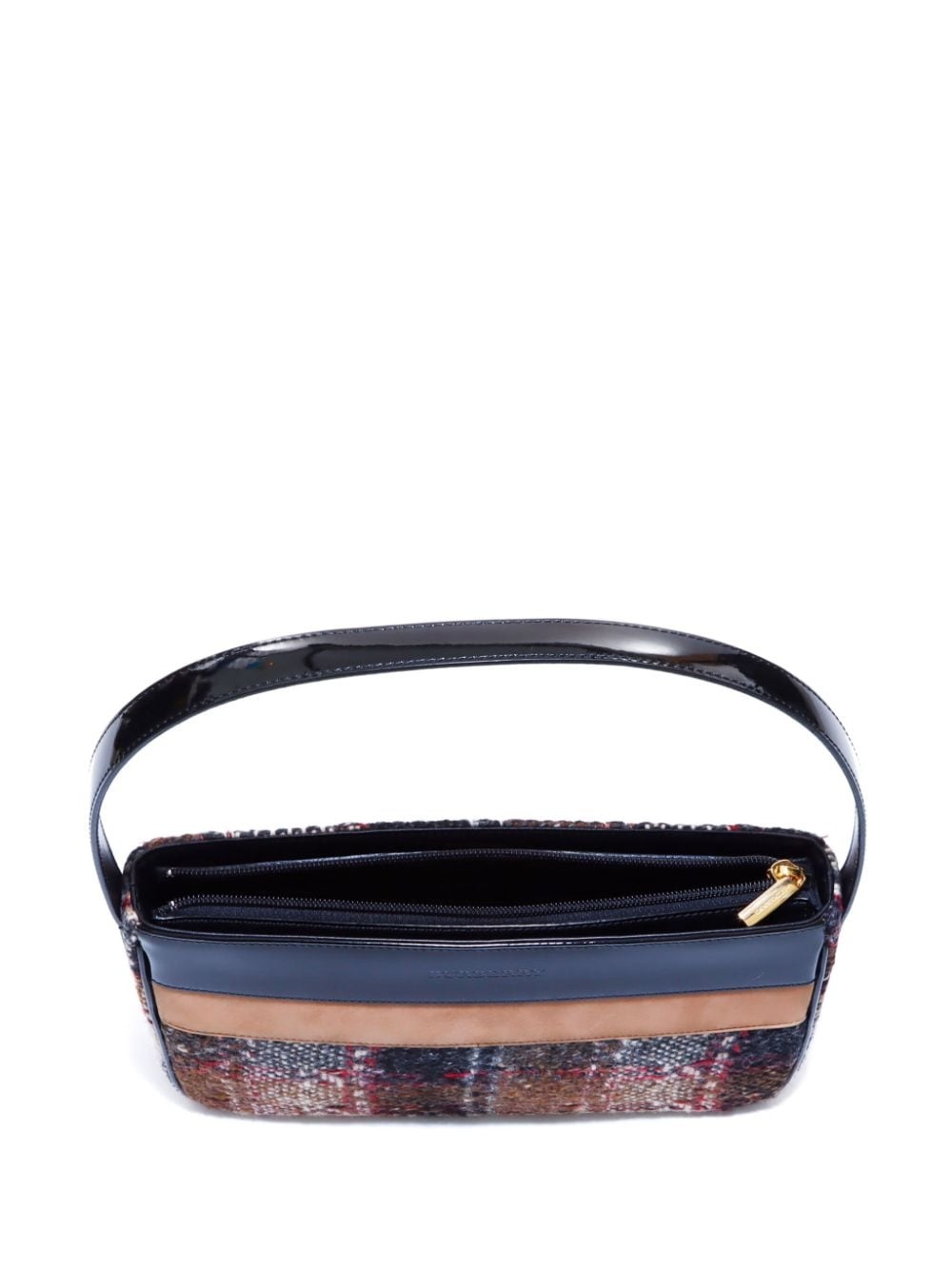 check-pattern shoulder bag - 5