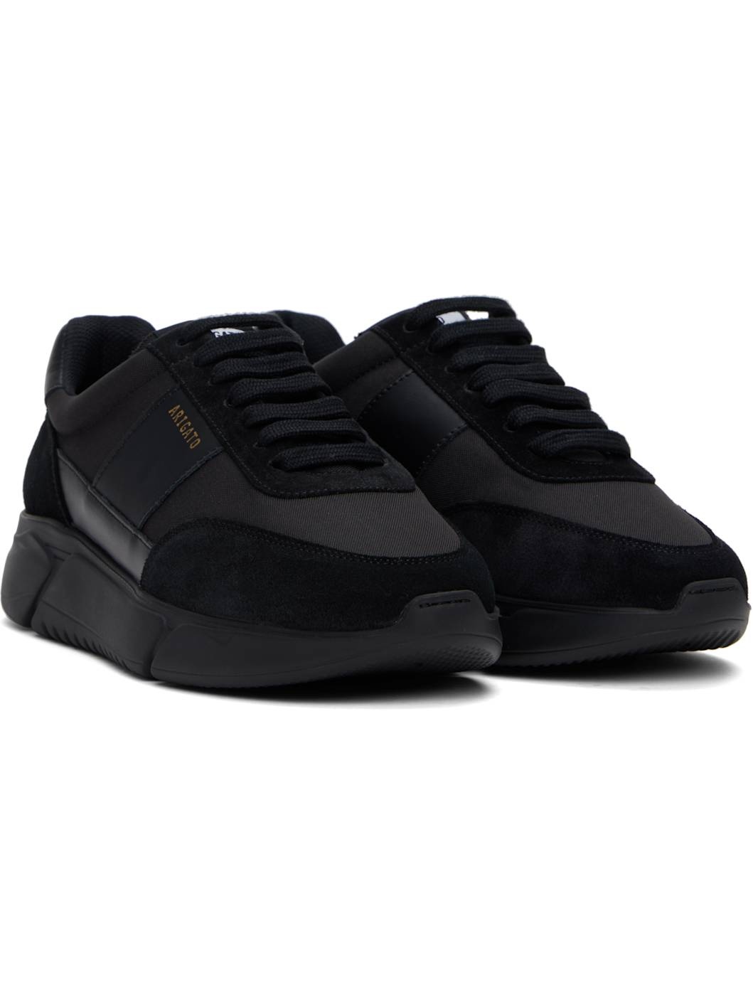 Black Genesis Vintage Runner Sneakers - 4