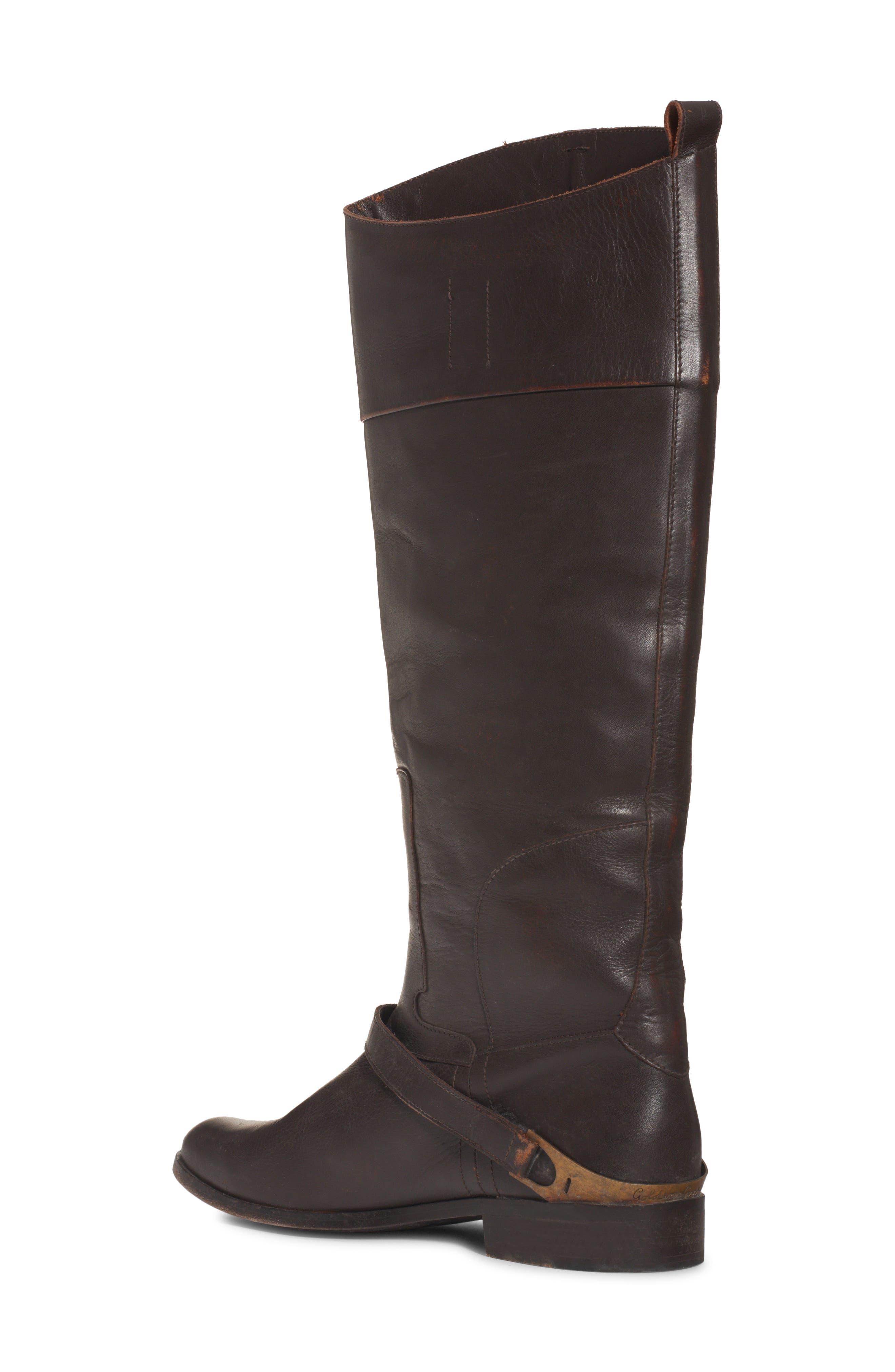 Golden Goose Charlie Tall Riding Boot in Dark Brown at Nordstrom - 2