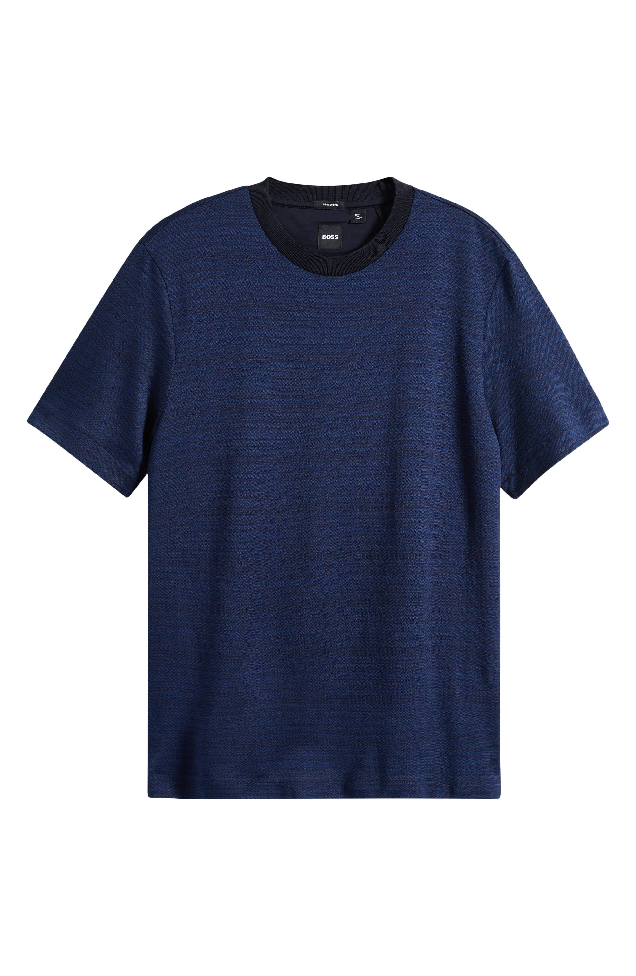 BOSS Taut Jersey Cotton T-Shirt in Dark Blue at Nordstrom - 5