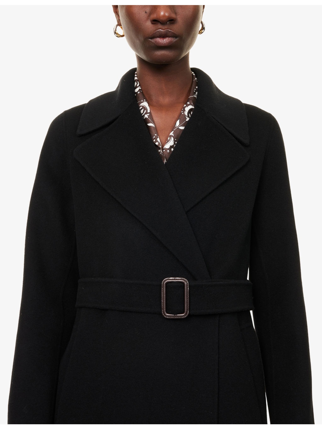 Manu Notch-Lapels Wool Coat - 5