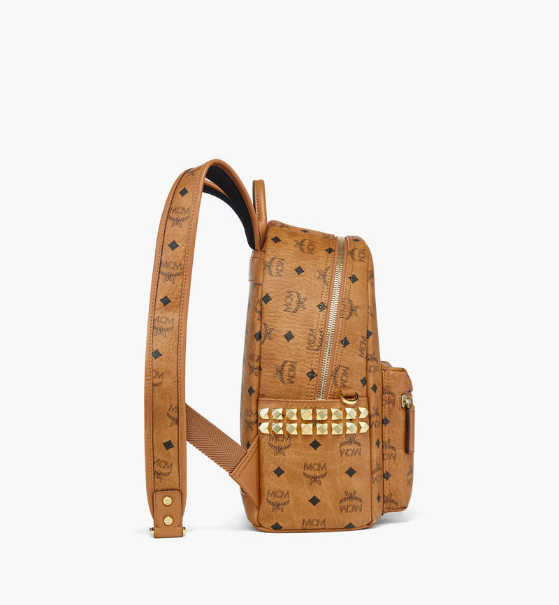 MCM Stark Side Studs Backpack in Wanderlust Visetos outlook