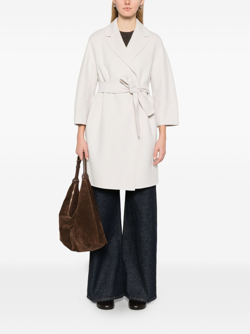 'S Max Mara self-tie coat outlook
