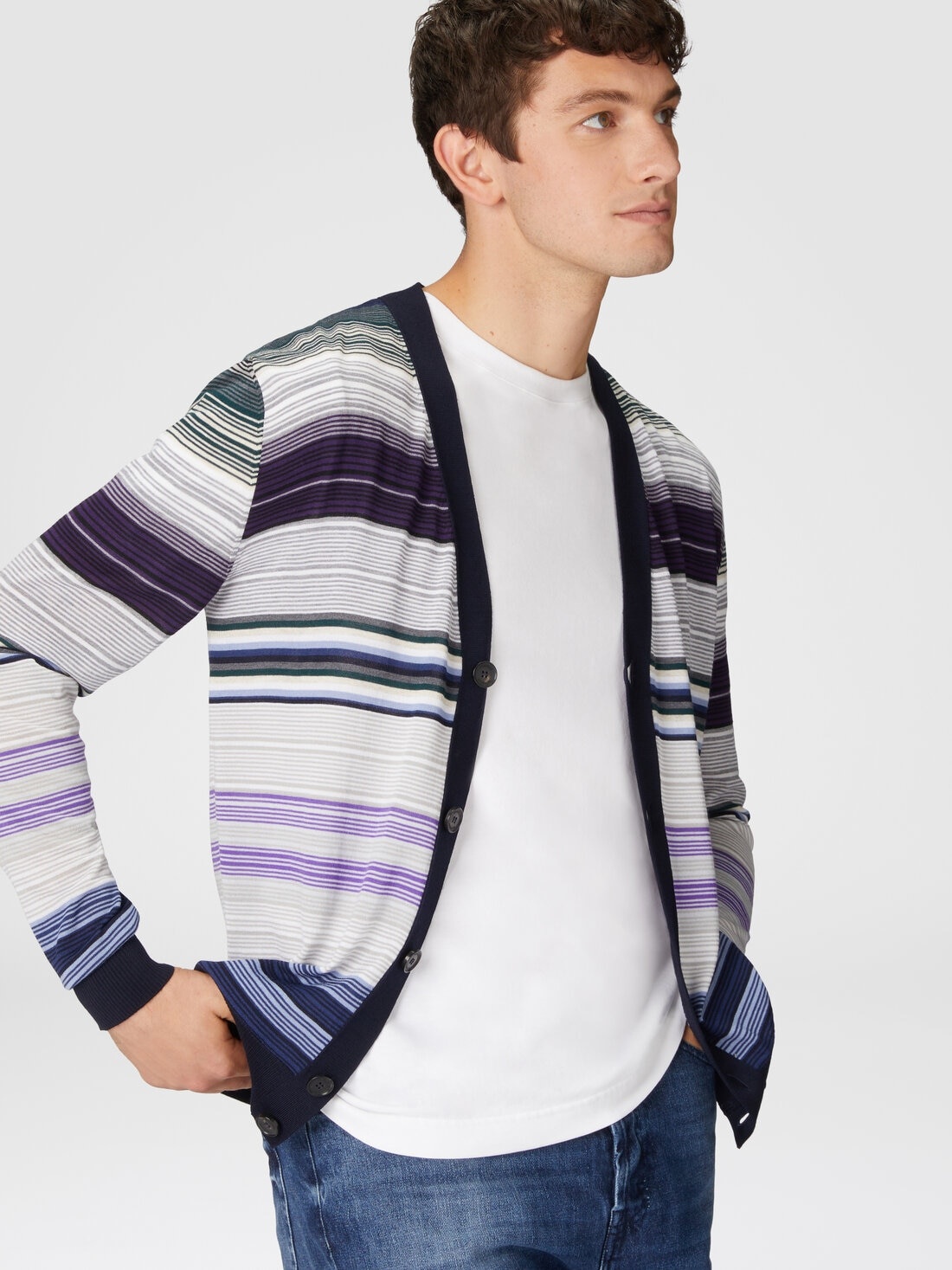 Button-up wool cardigan - 4