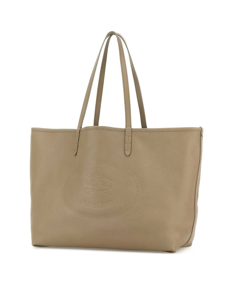 Burberry Cappuccino Leather Shopping Bag outlook