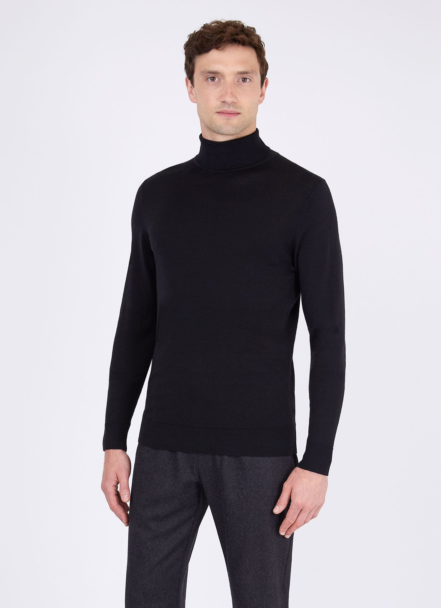 Sea Island Roll Neck Sweater - 2