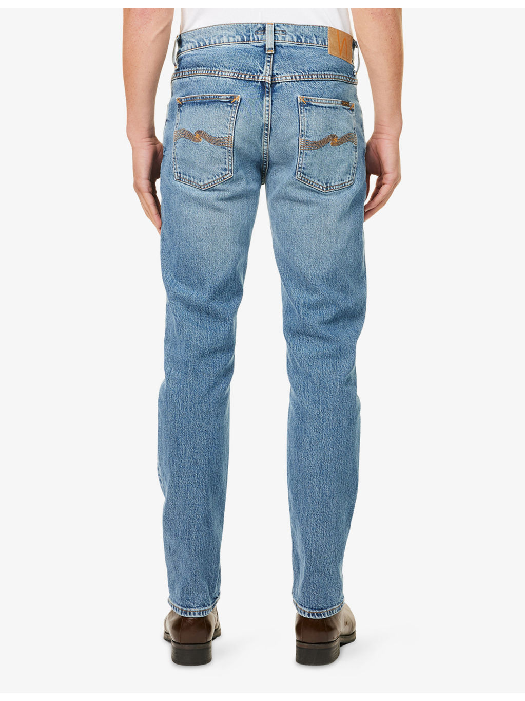 Solid Ollie Straight-Leg Denim Jeans - 4