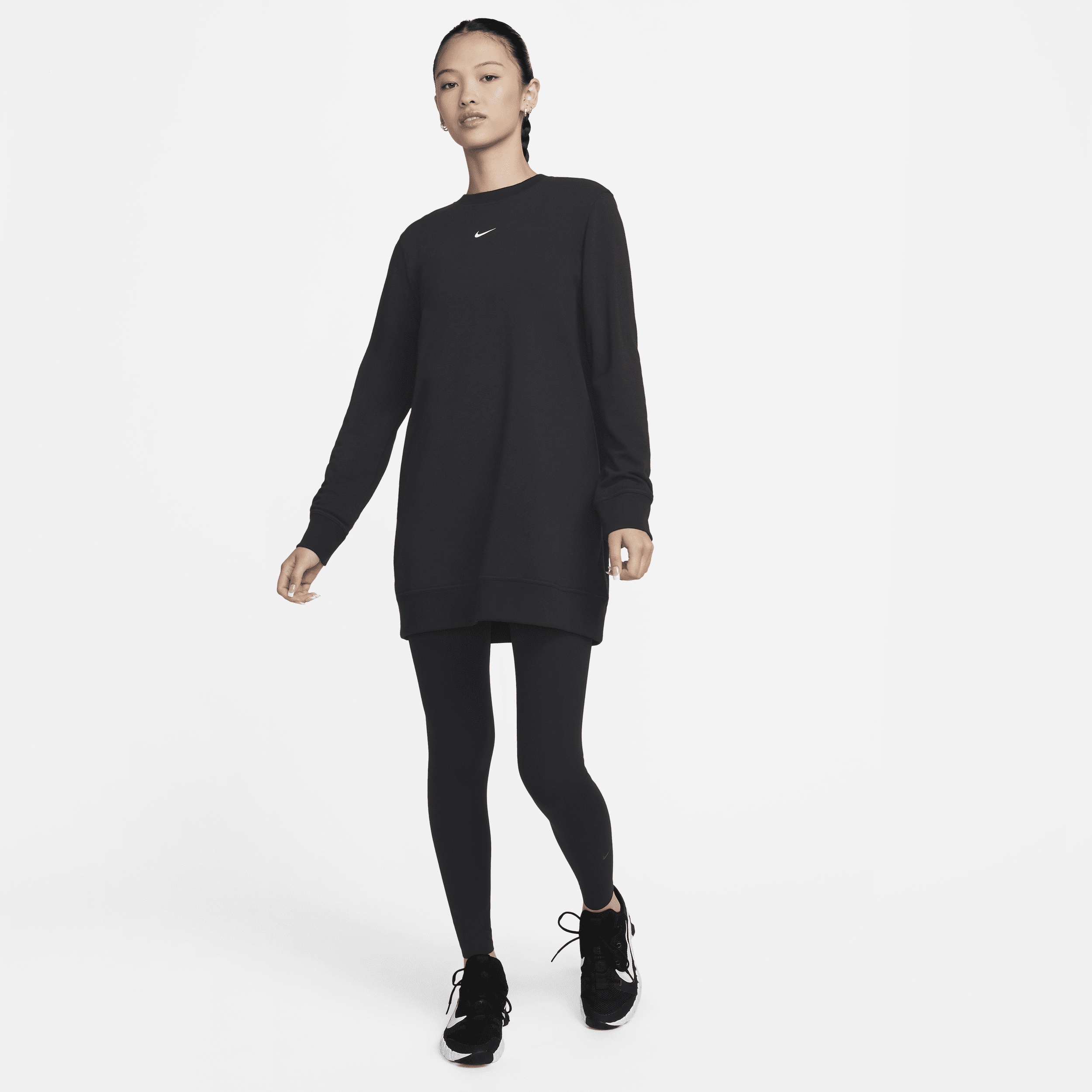 Nike Dri-FIT One Women's Crew-Neck French Terry Tunic - 4