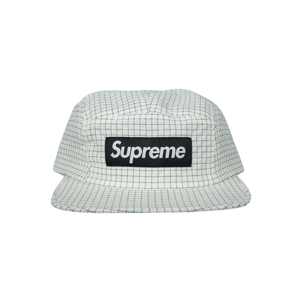 Supreme Reflective Ripstop Camp Cap 'White' - 1