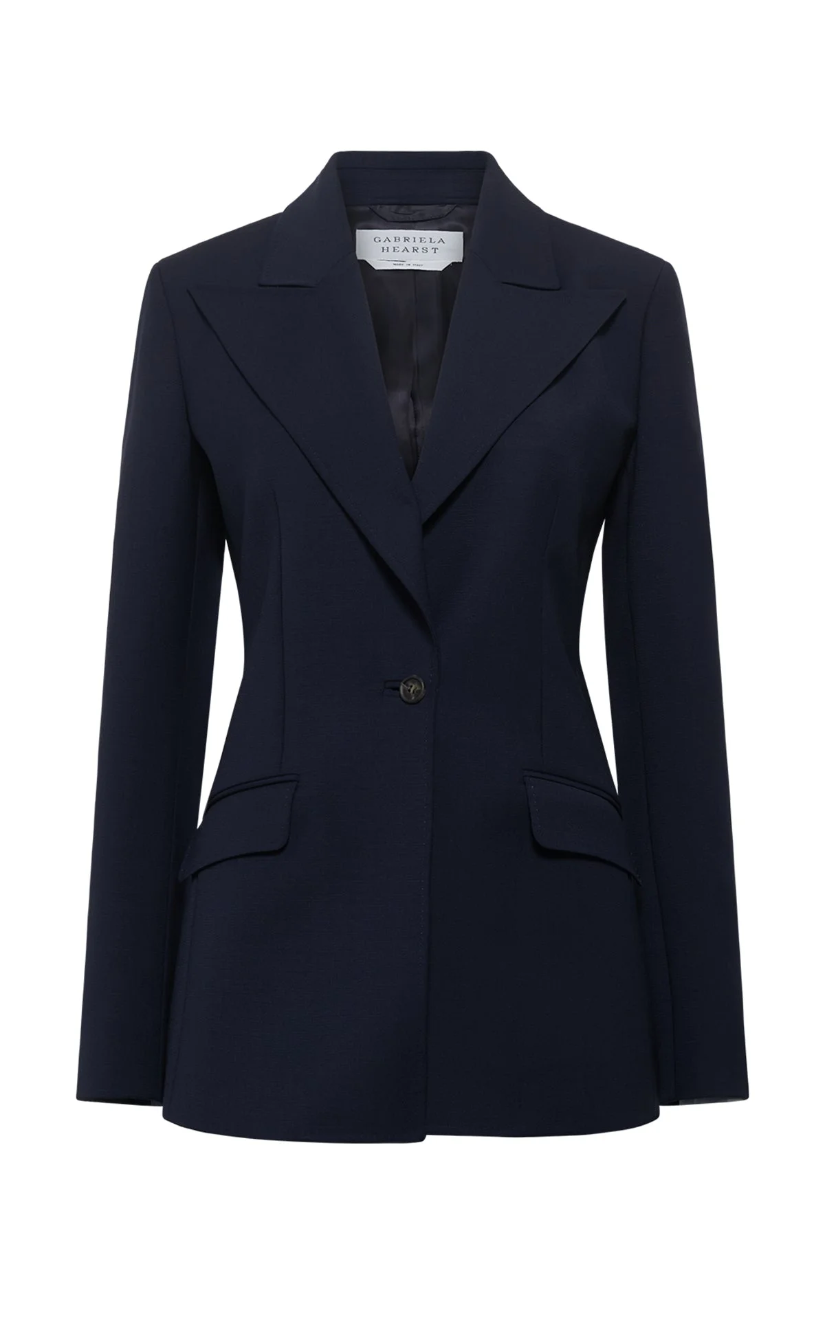 Leiva Blazer in Dark Navy Sportswear Wool - 1