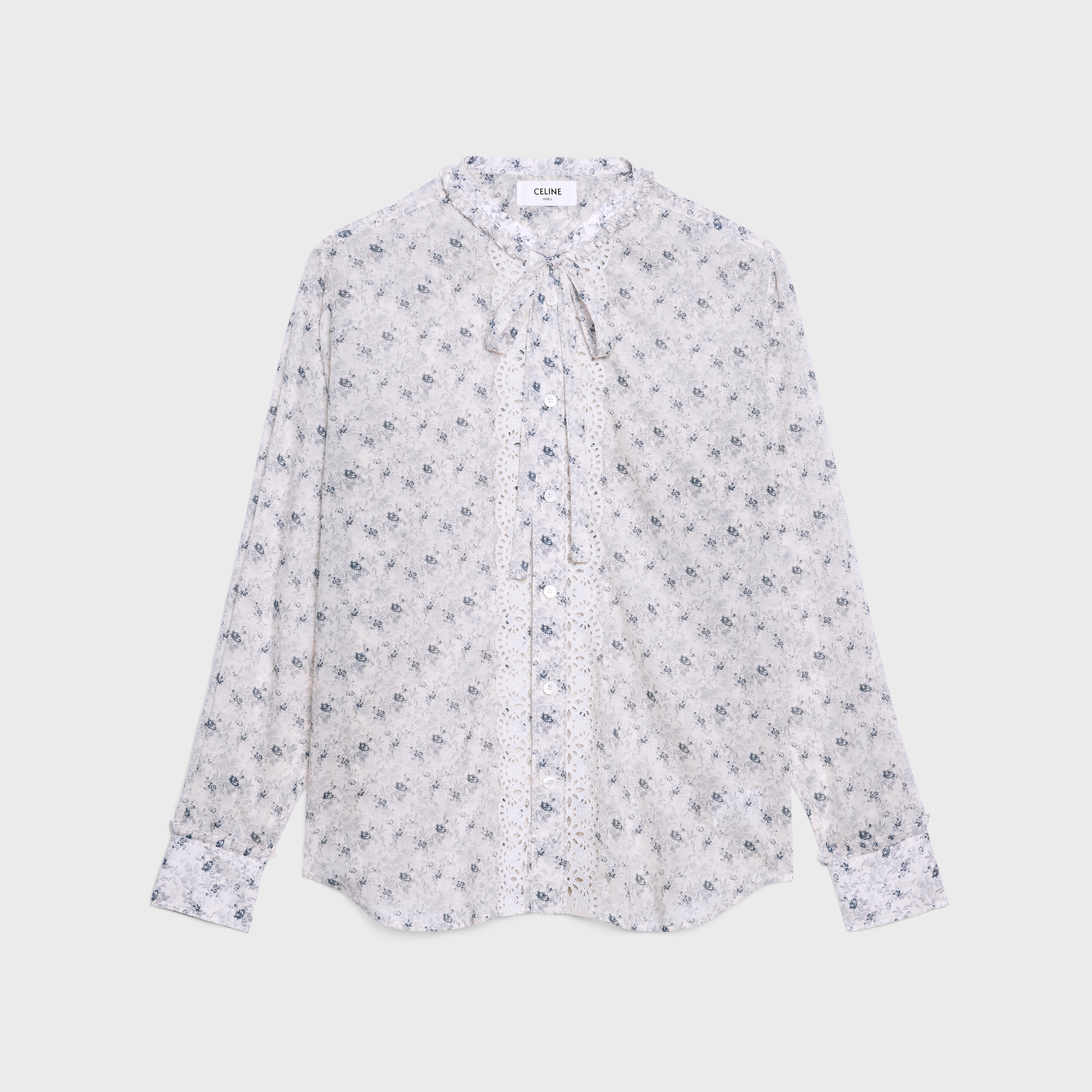 LOOSE COTTON VOILE SHIRT - 1