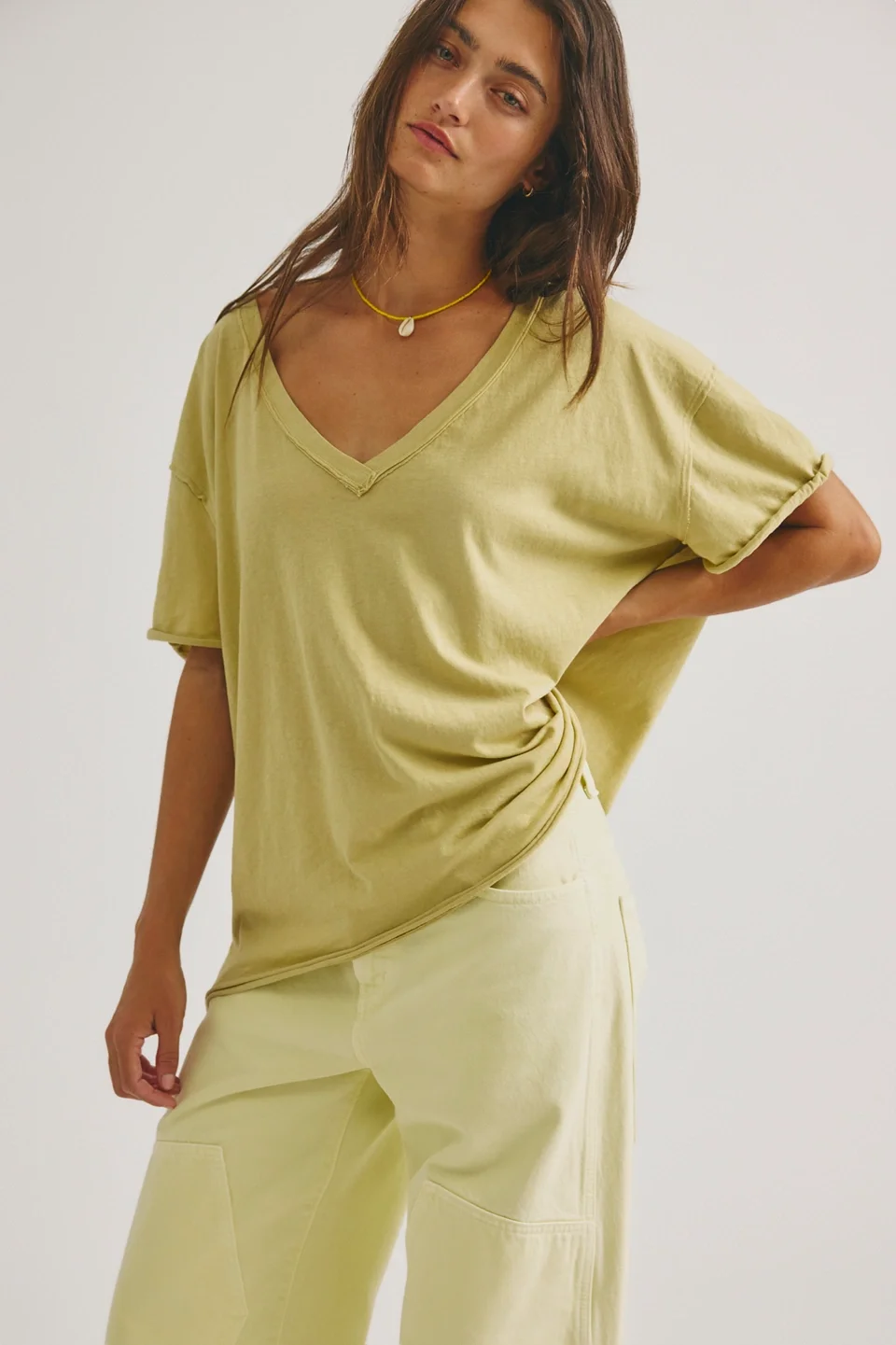 We The Free Nina V-Neck Tee - 1