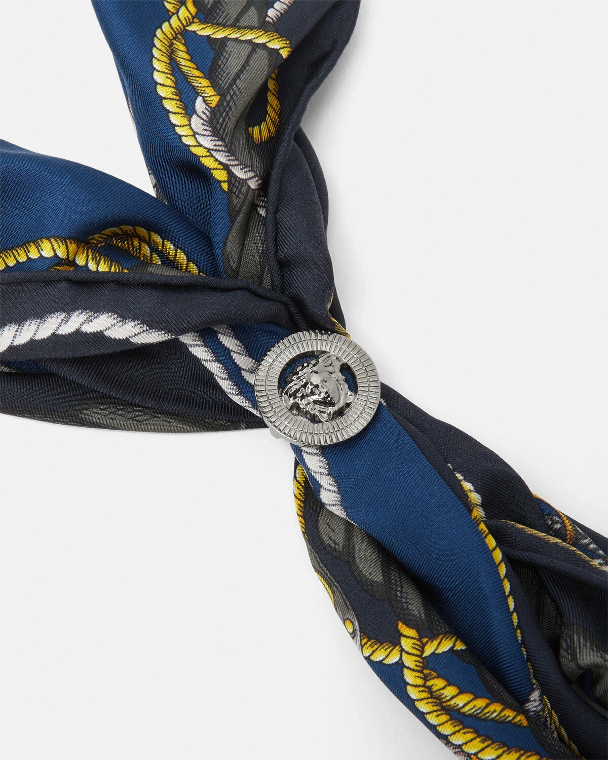 Versace Nautical Triangle Silk Foulard - 2