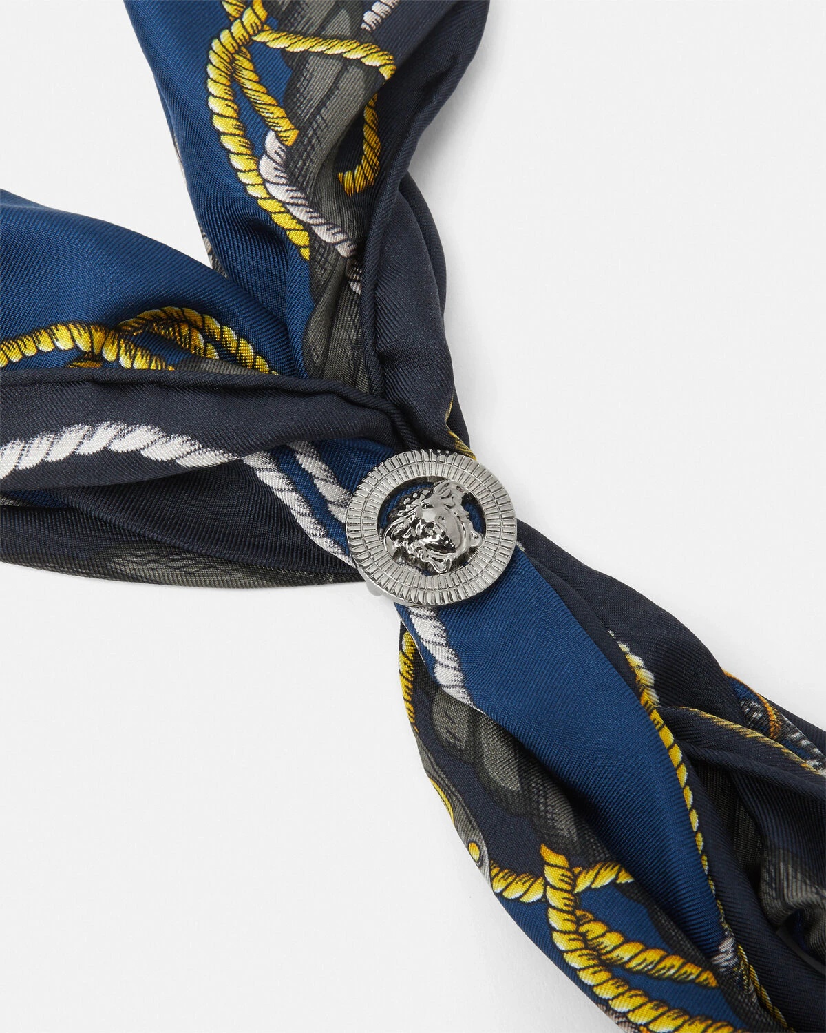 VERSACE Versace Nautical Triangle Silk Foulard | versace | REVERSIBLE