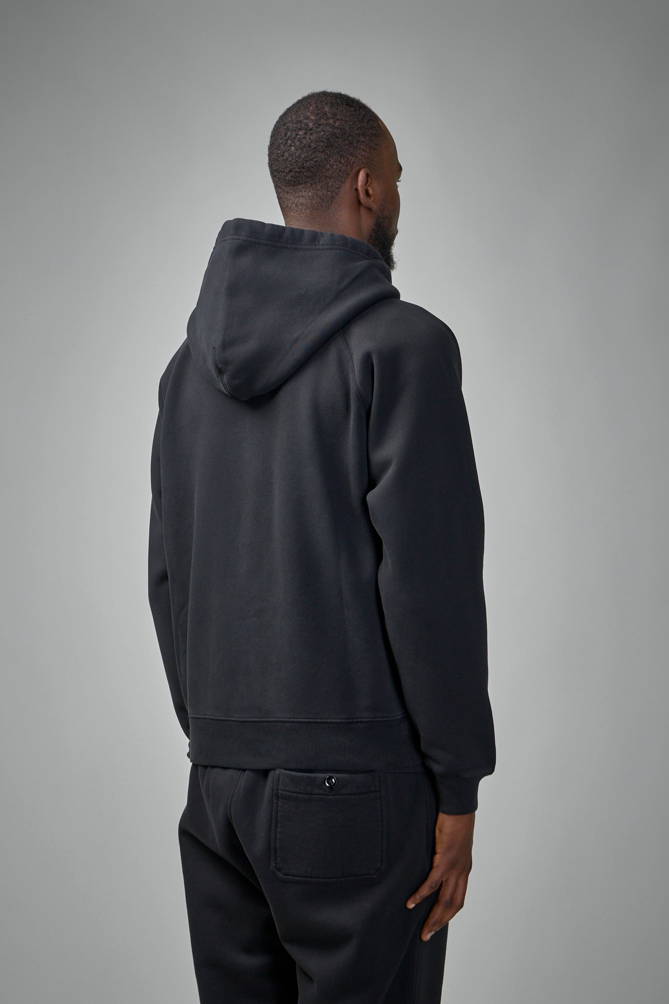 Cotton Sweat Zip Hoodie - 3