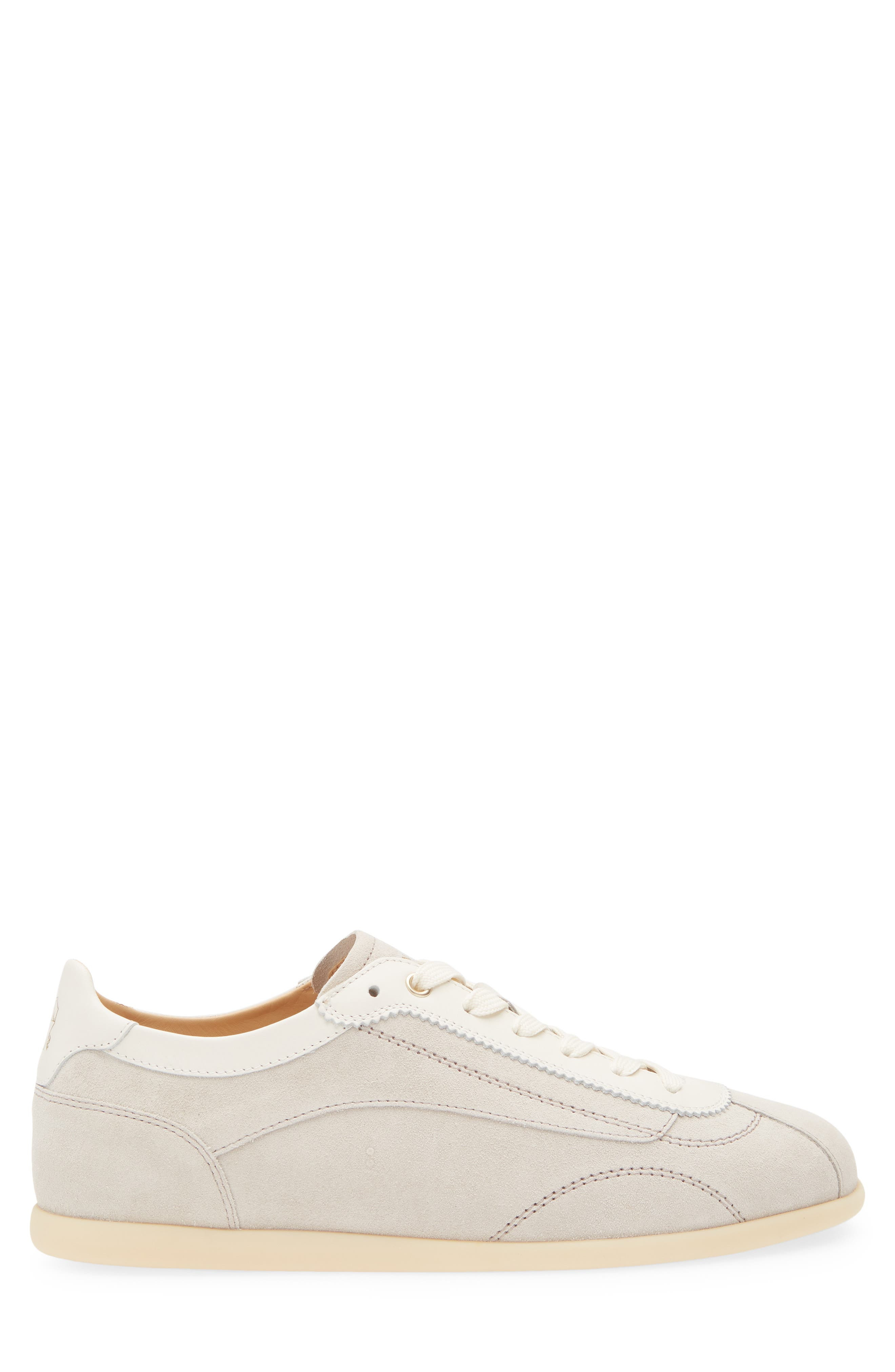 Brunello Cucinelli Low Top Sneaker in Cin78 Limestone at Nordstrom - 3