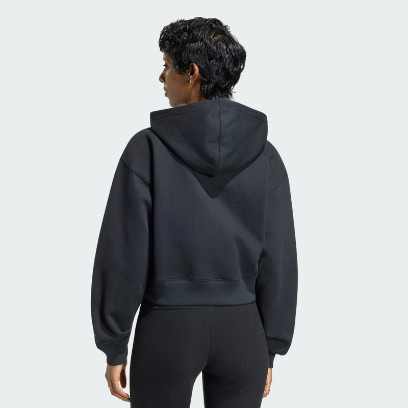 ESSENTIALS FLEECE CROPPED FZ HOODIE 3