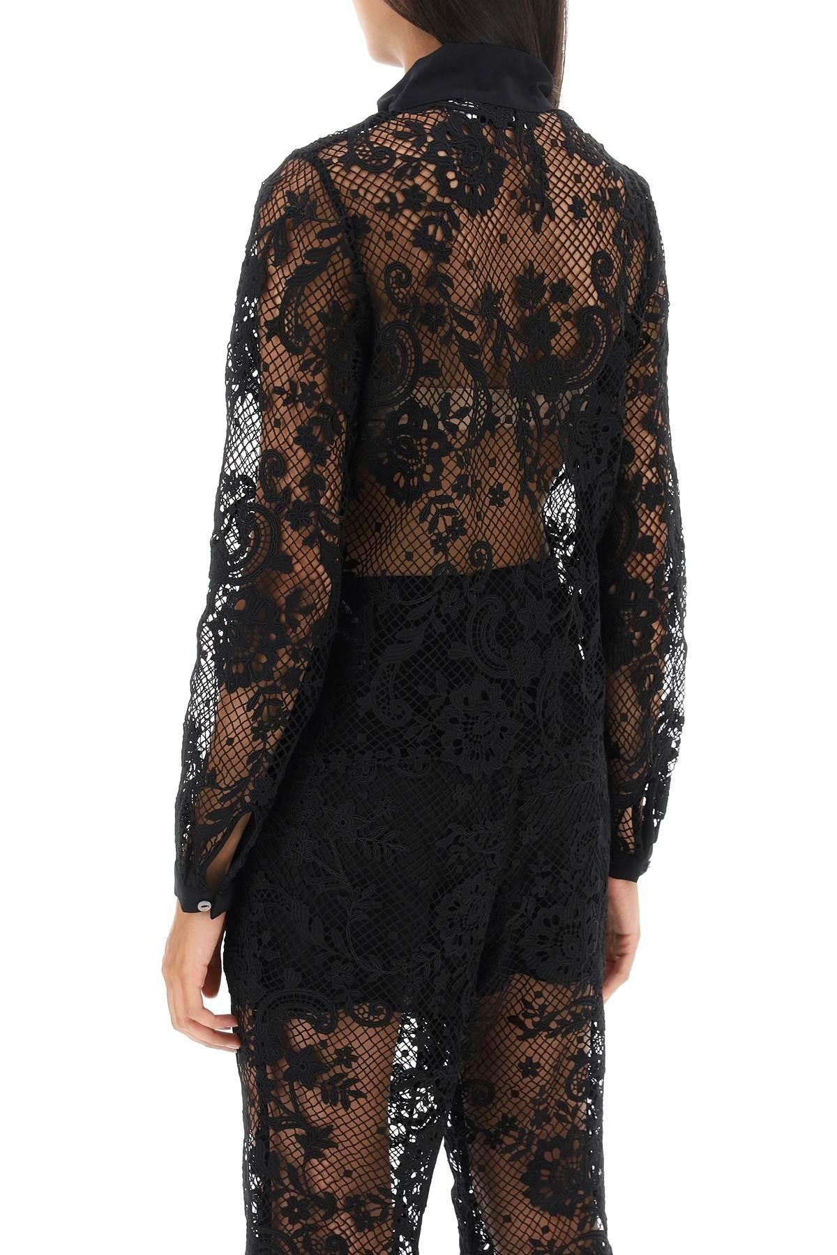 FLORAL LACE SHIRT - 4