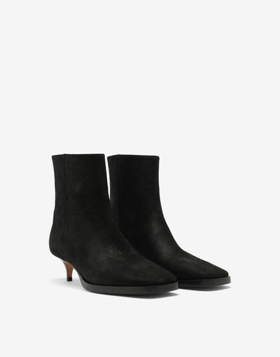 MM6 Maison Margiela Suede ankle boots outlook