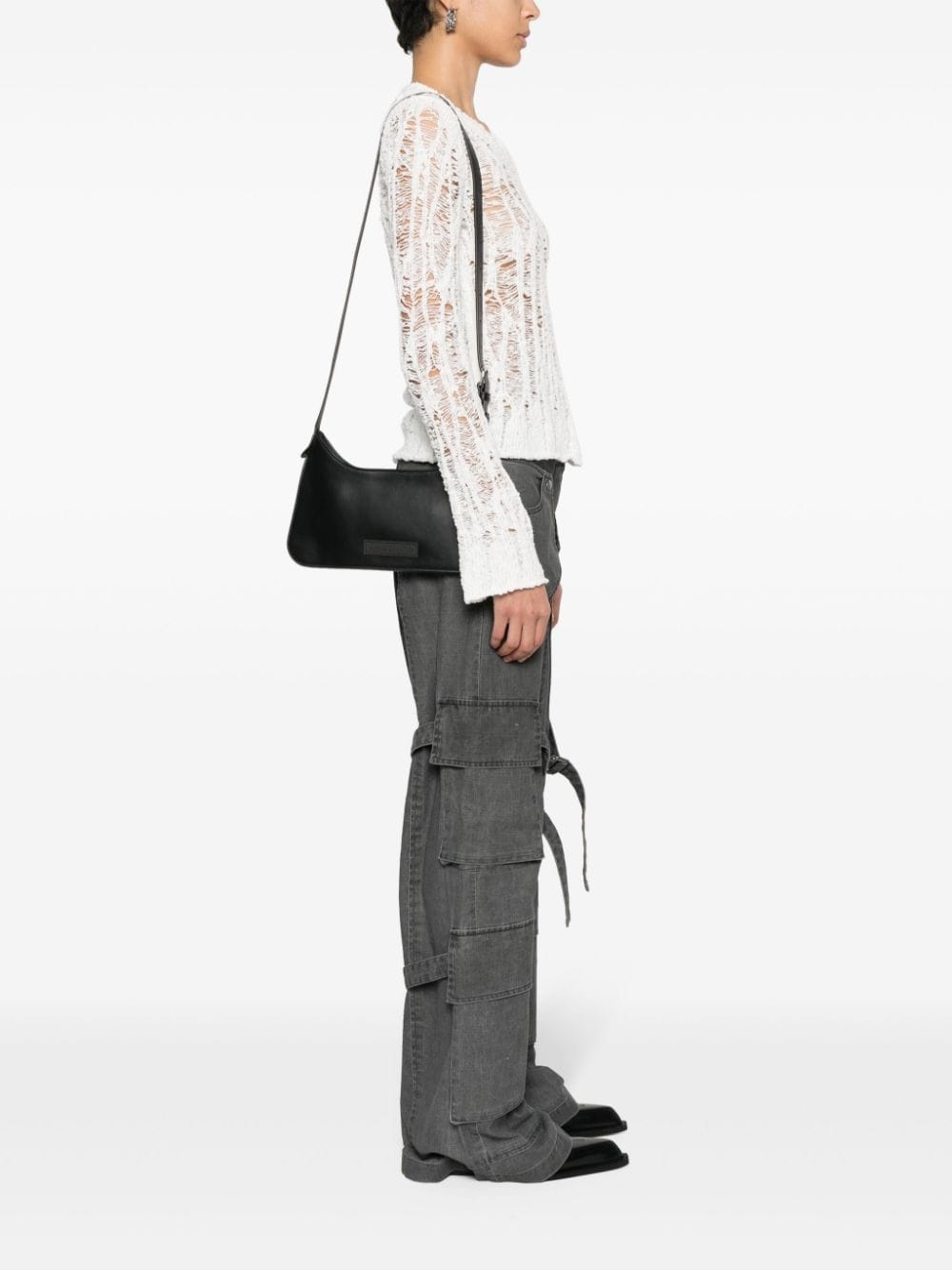 appliquÃ©-logo crossbody bag - 2