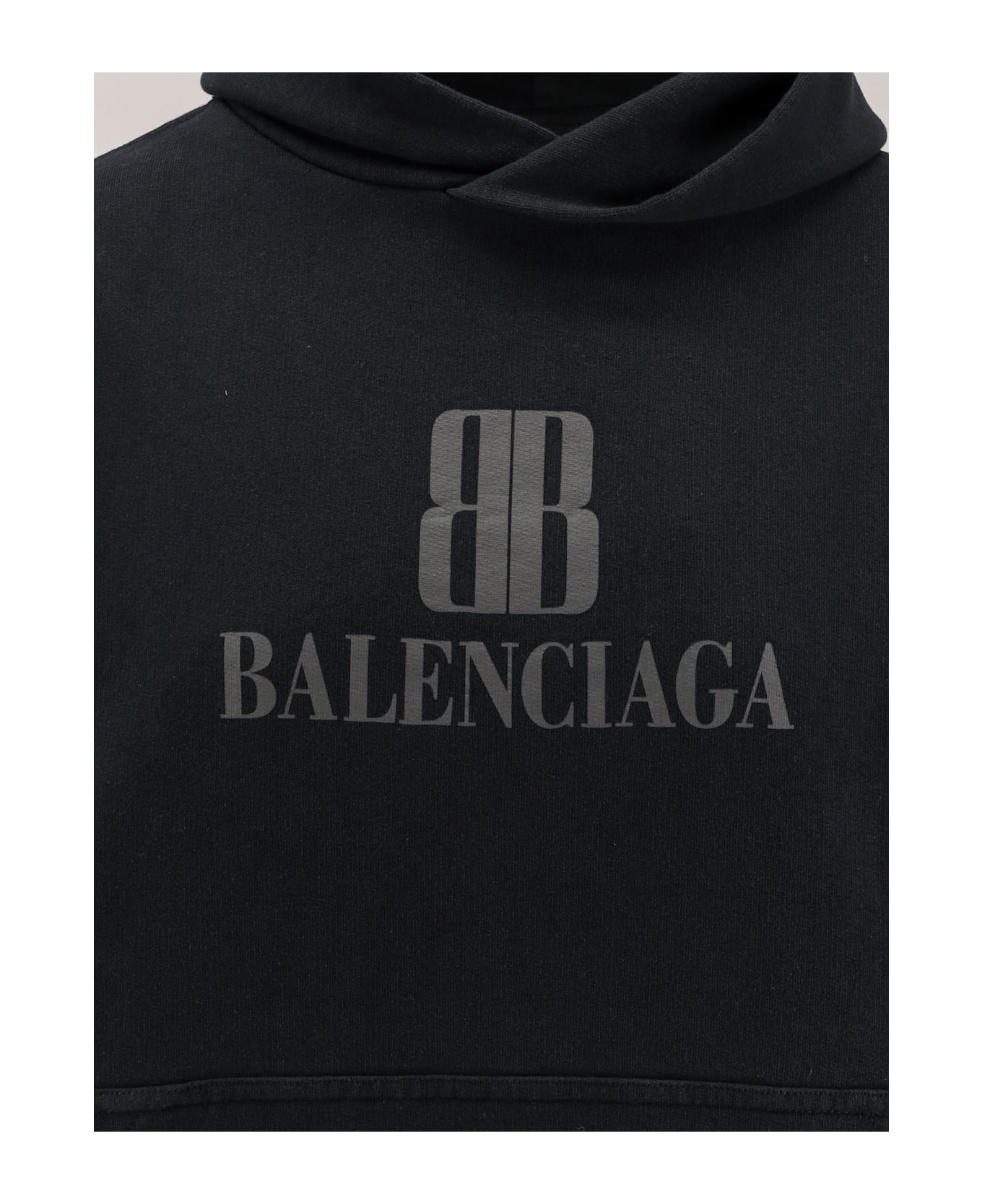 Cropped Cotton Sweatshirt - 3
