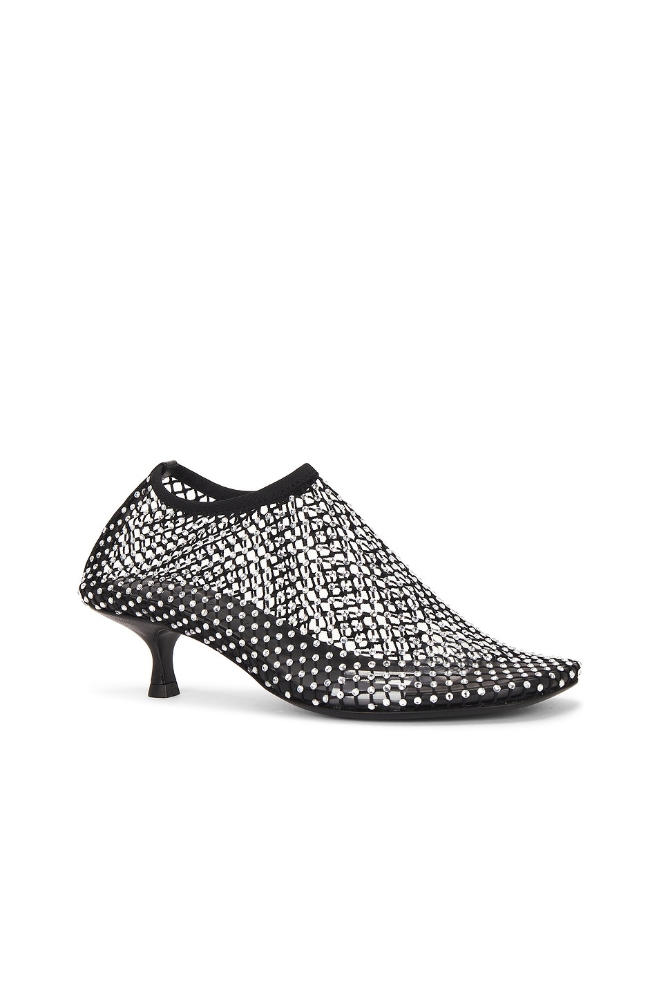 Minette Crystal Mesh Micro Heel - 2