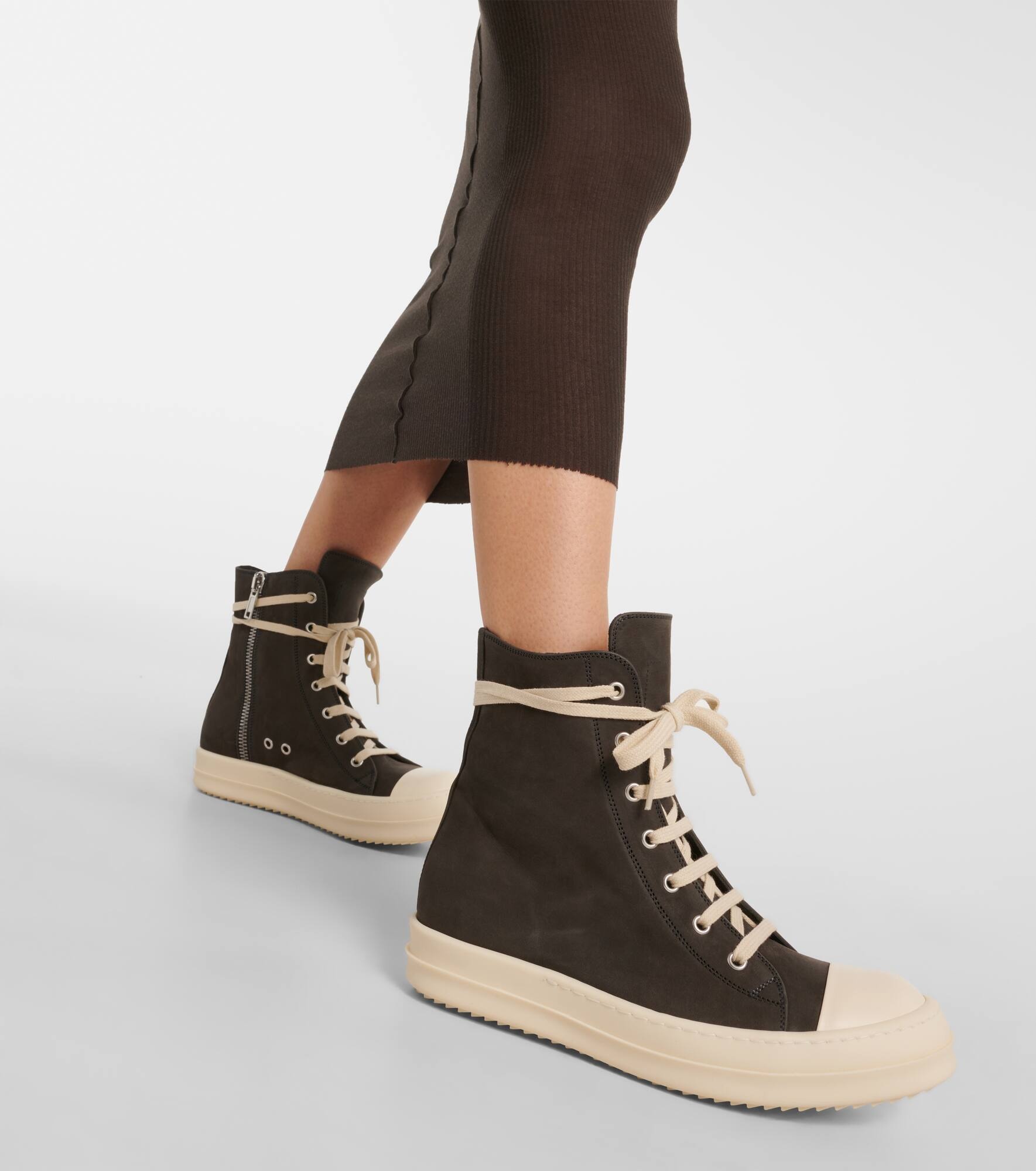 Geobasket suede high-top sneakers - 4
