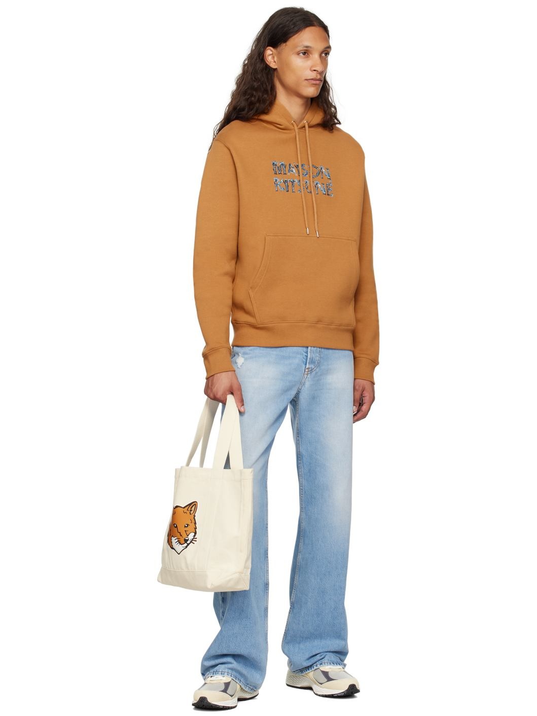 Orange Woodland Alphabet Comfort Hoodie - 4