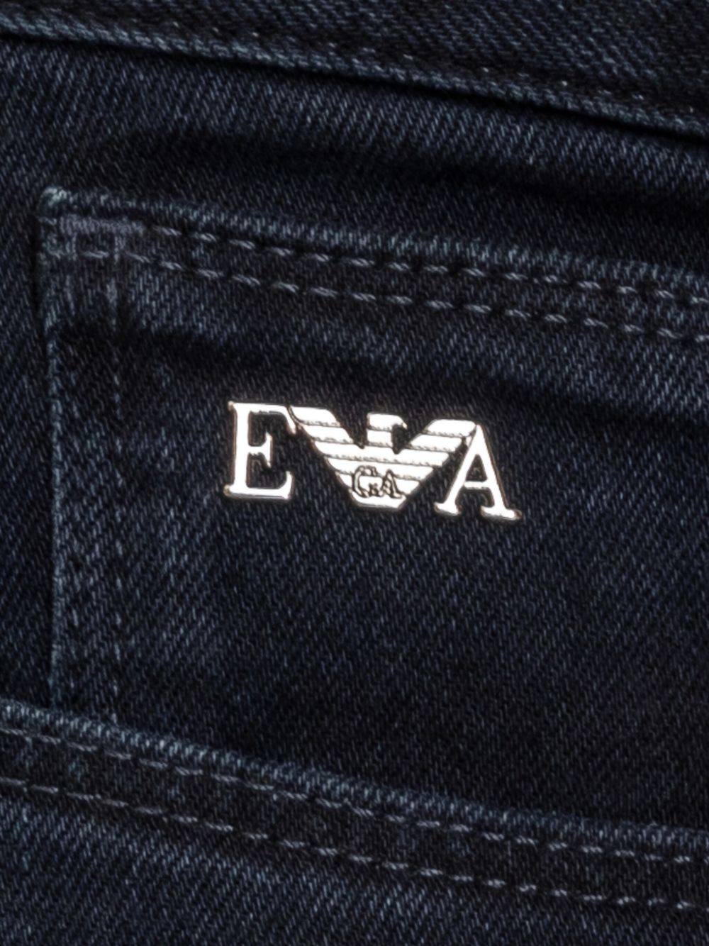 five-pocket logo-plaque jeans - 4