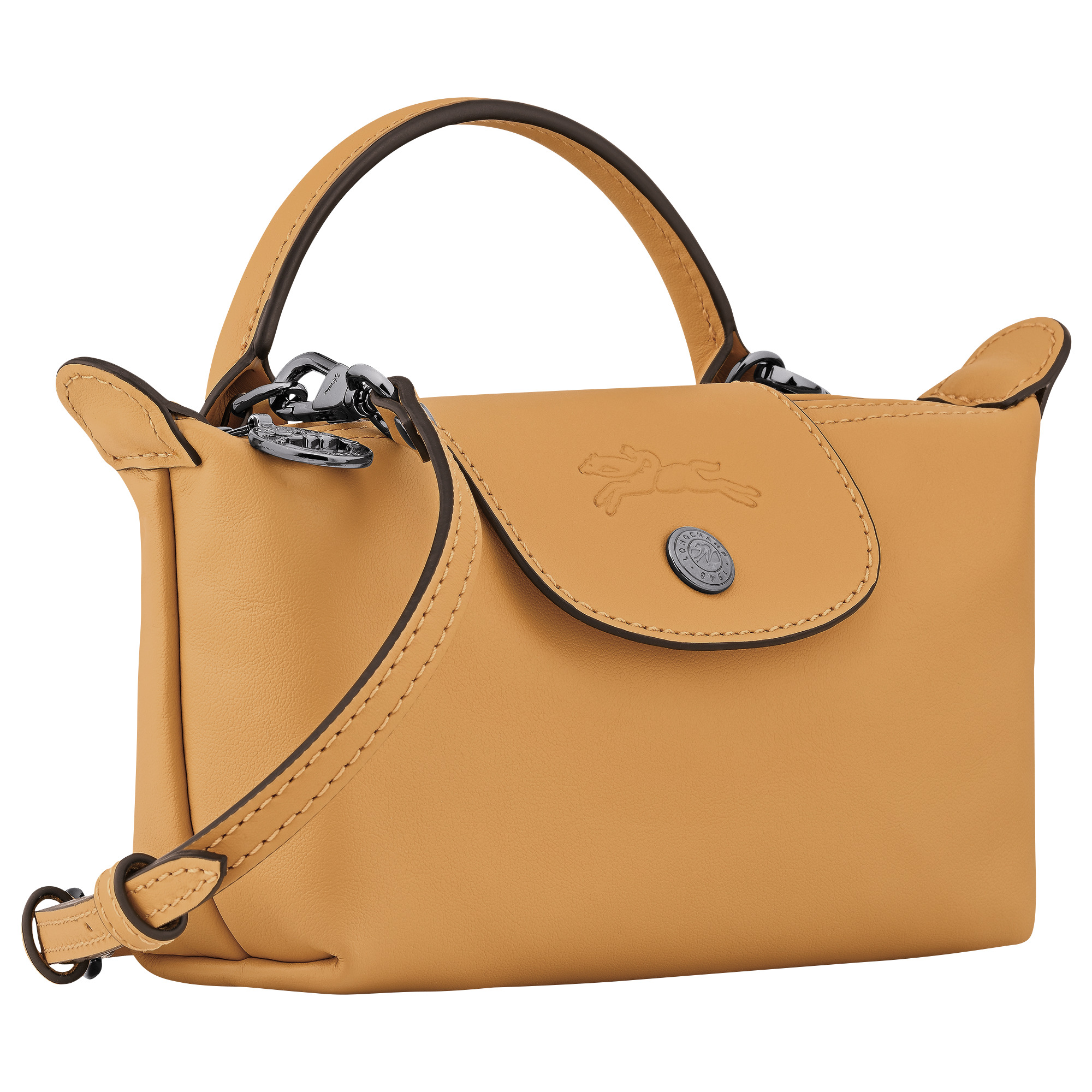 Le Pliage Xtra XS Pouch Honey - Leather - 3