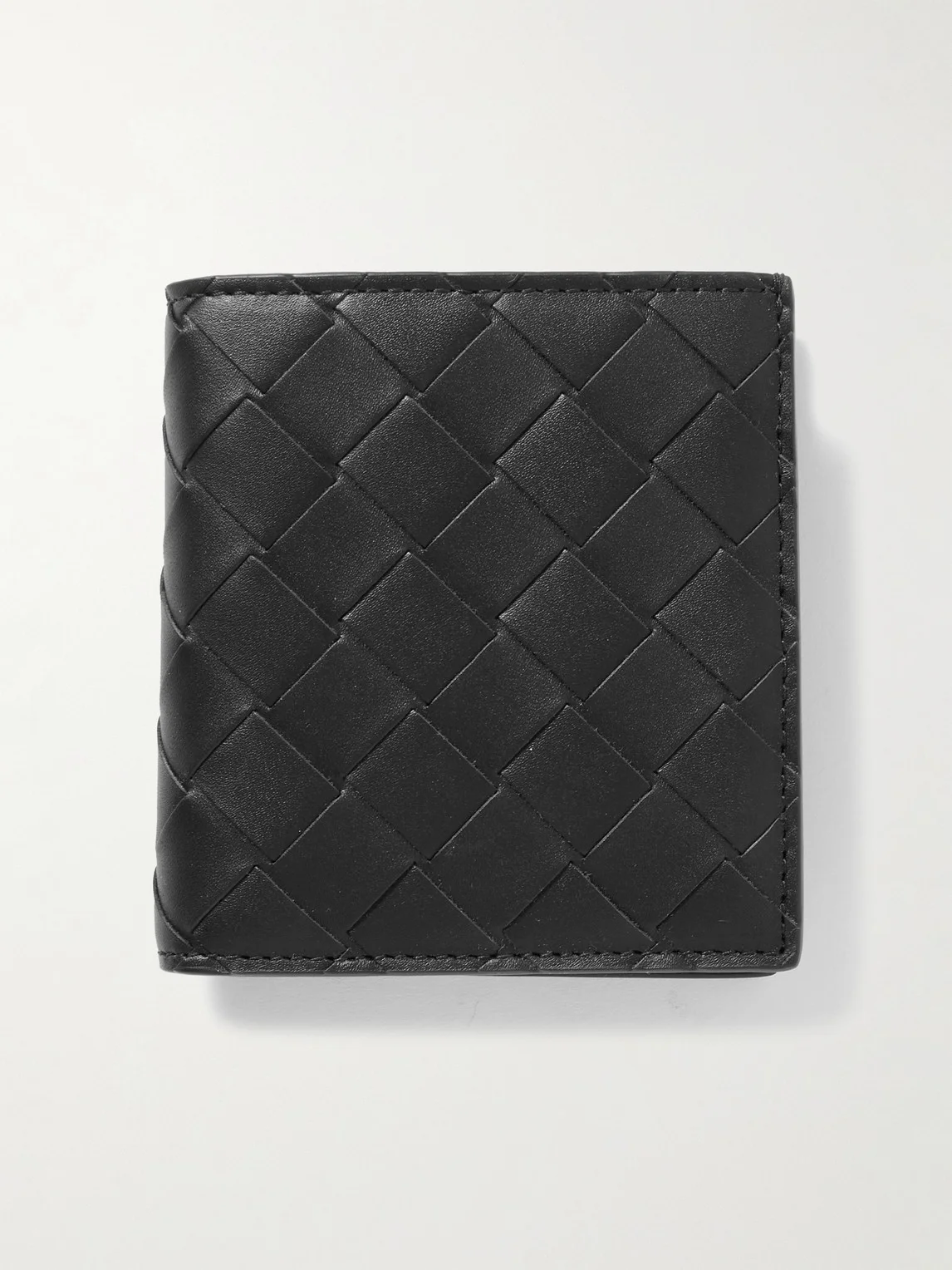 Intrecciato Leather Billfold Wallet - 1