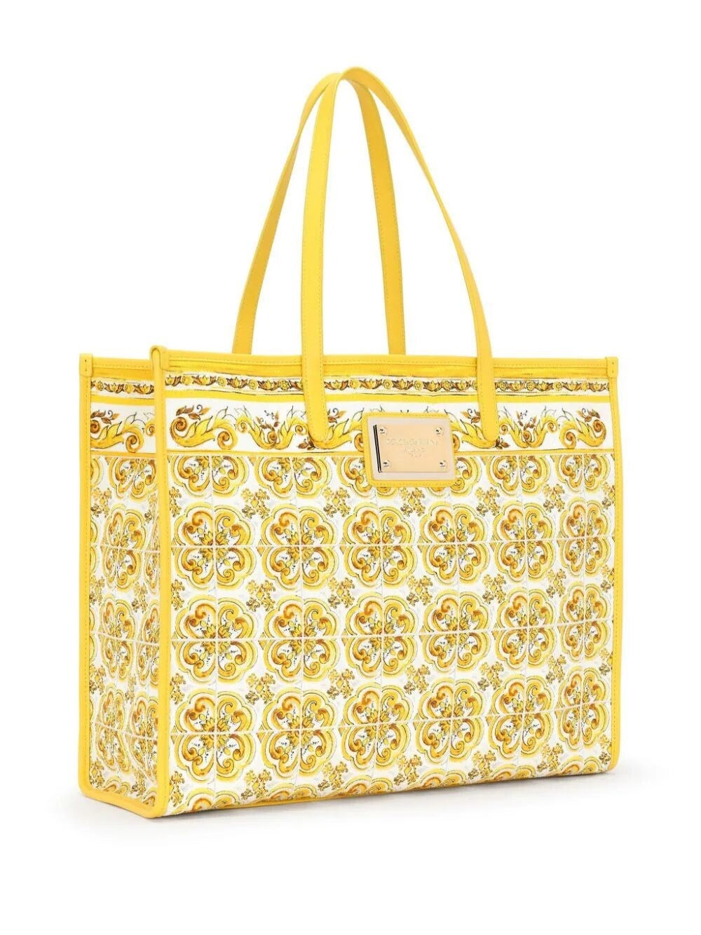 Dolce & Gabbana Women Majolica-Print Large Shopper Bag - 4