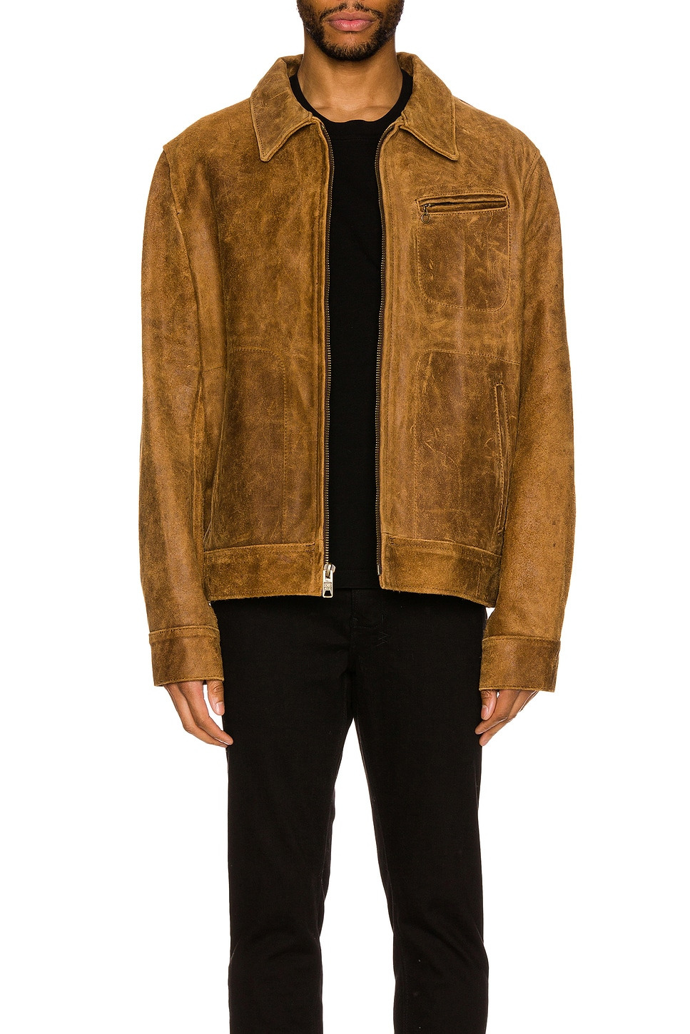 Duke Unlined Rough Suede Jacket - 3