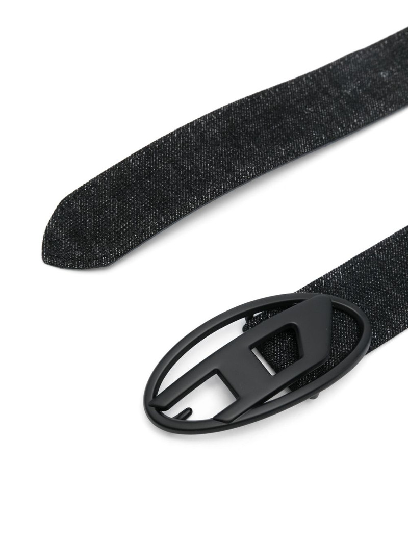 Diesel Oval D leather belt outlook